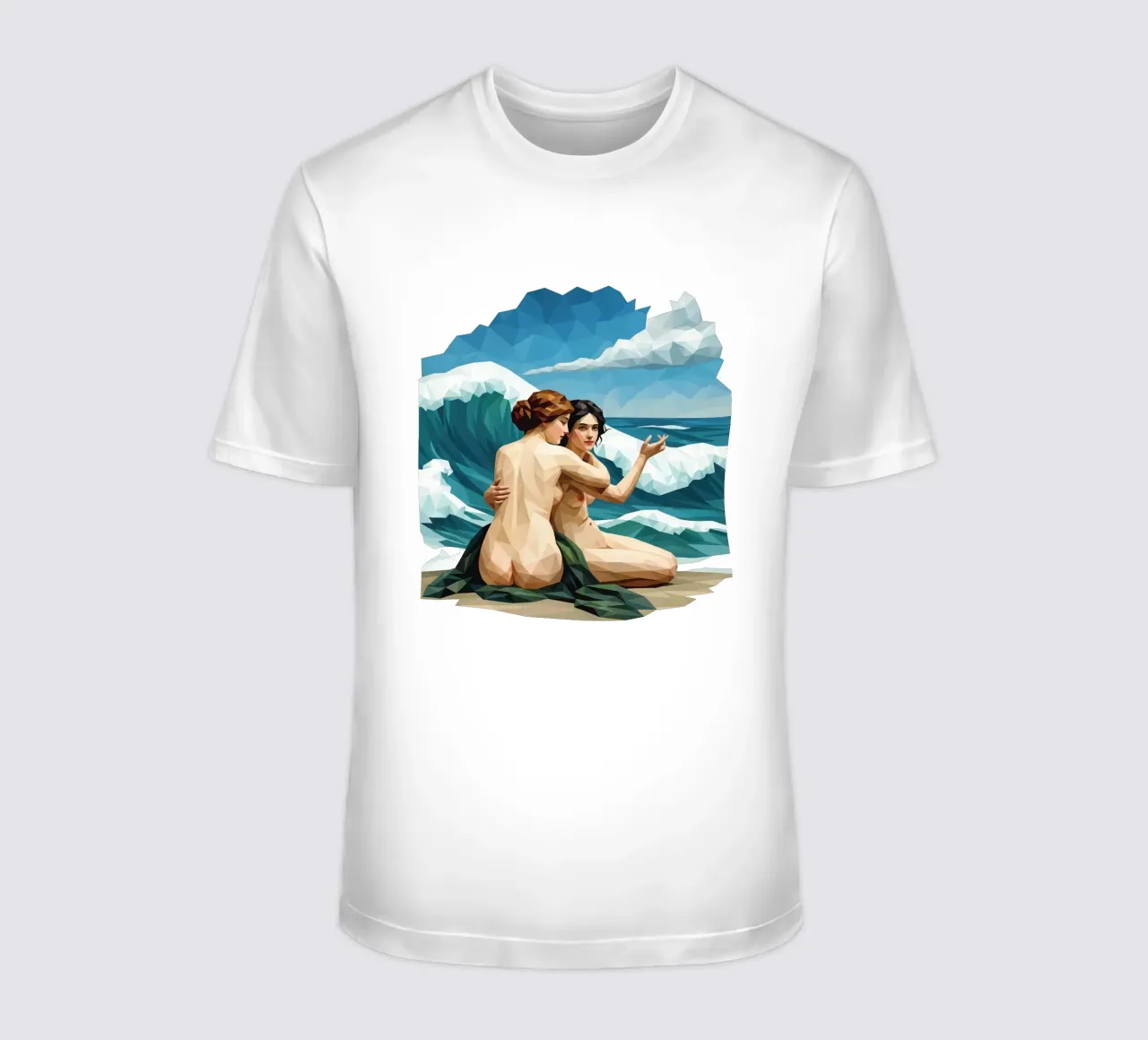 Le Ninfe del Mare Lowpoly t-shirt da Low Profile