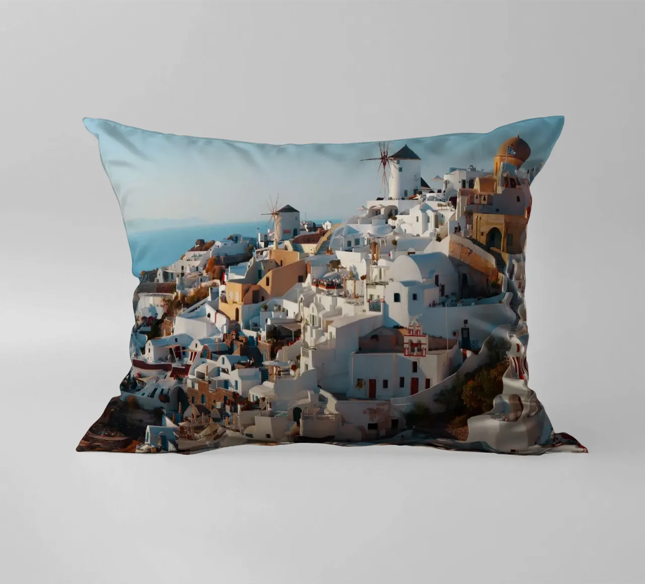 Oia Santorini (Greece) cuscino da Fjöllart