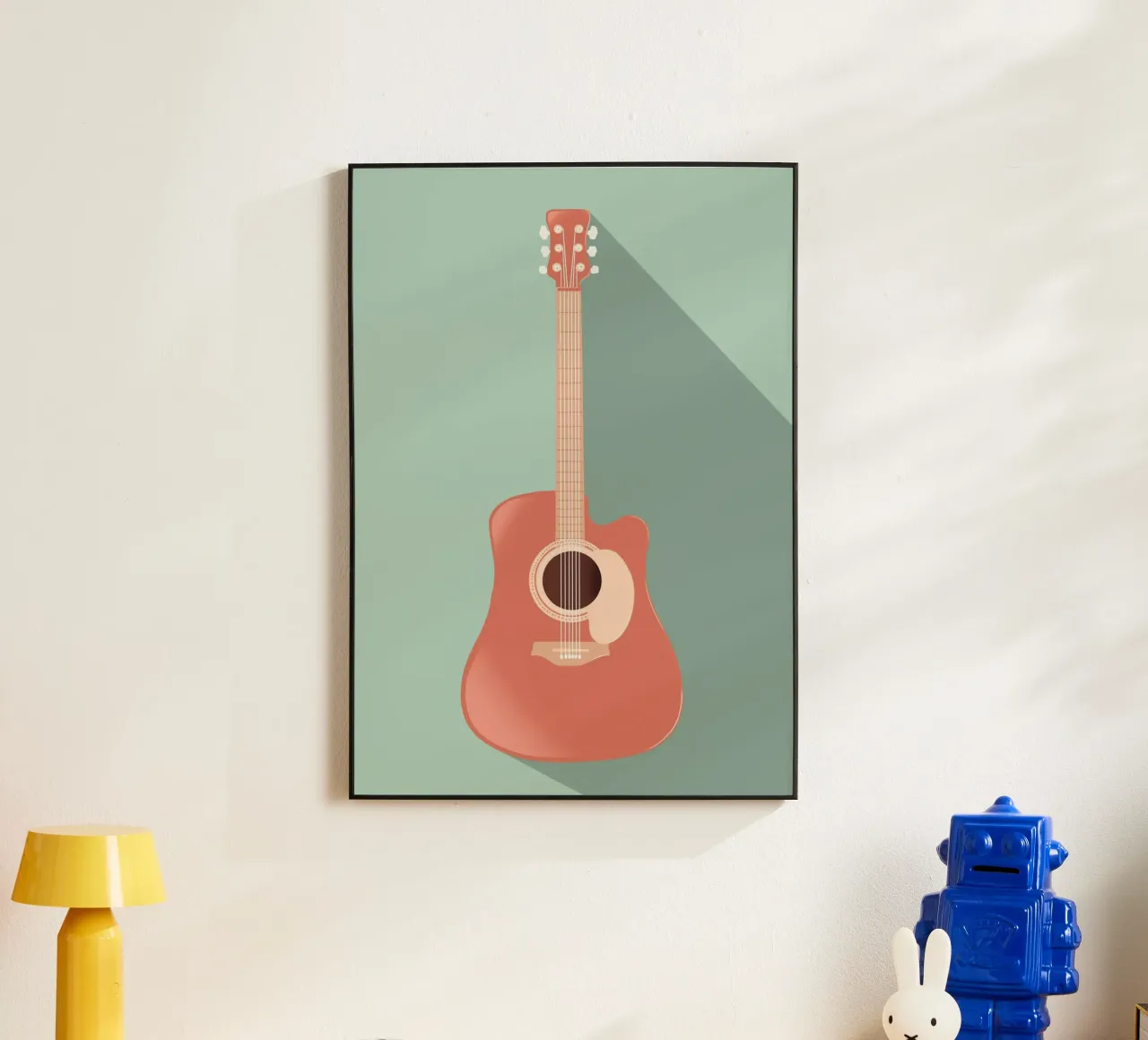 guitar shadow alluminio dibond da scoten