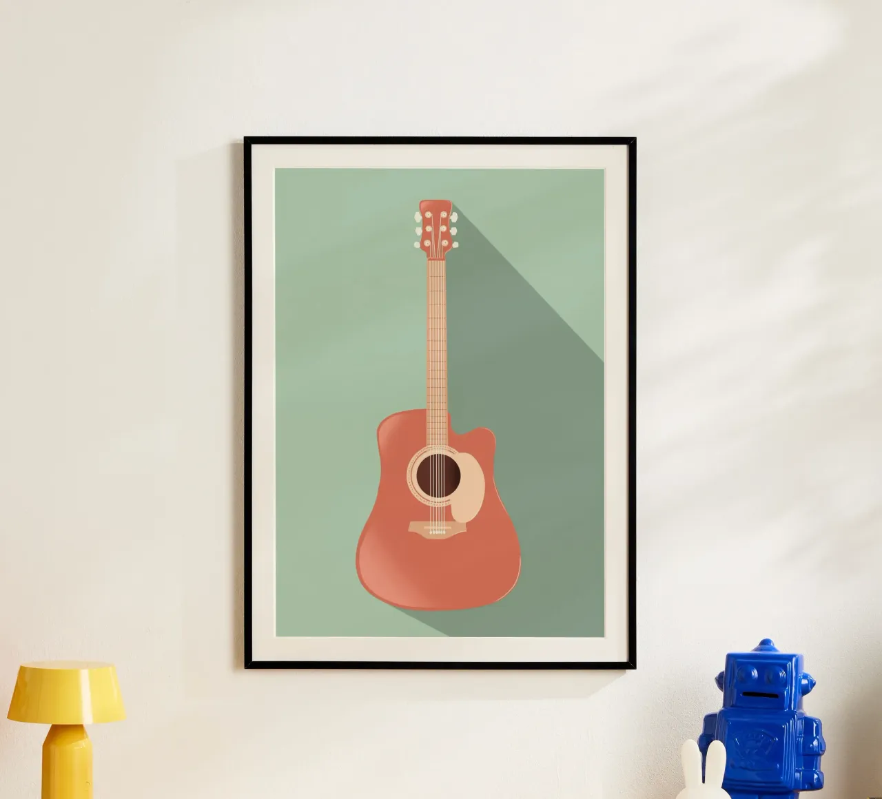 guitar shadow poster da scoten