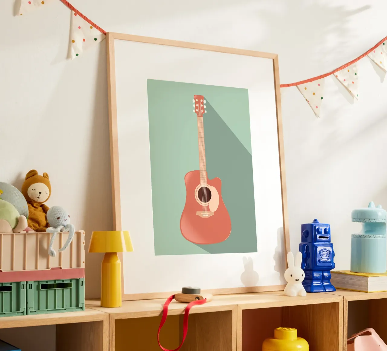 guitar shadow poster da scoten