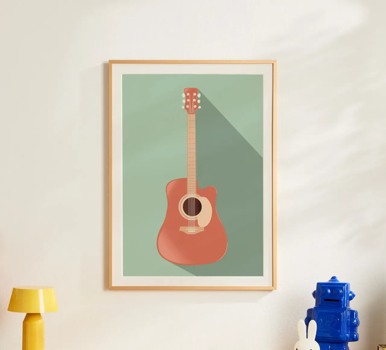guitar shadow poster da scoten