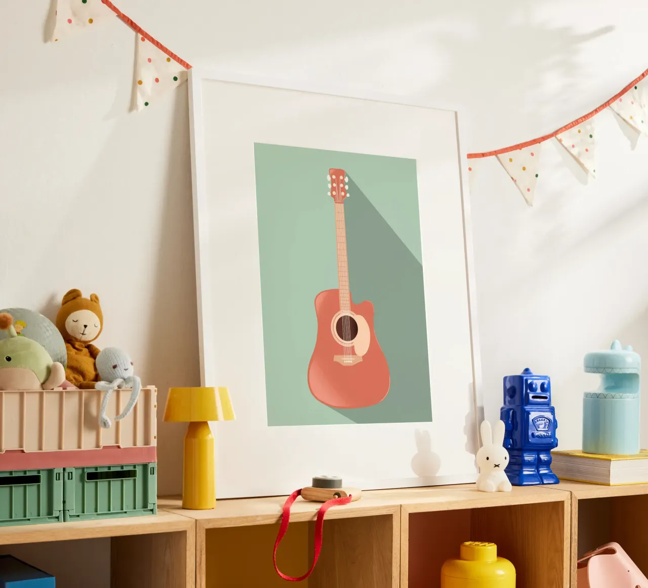 guitar shadow poster da scoten