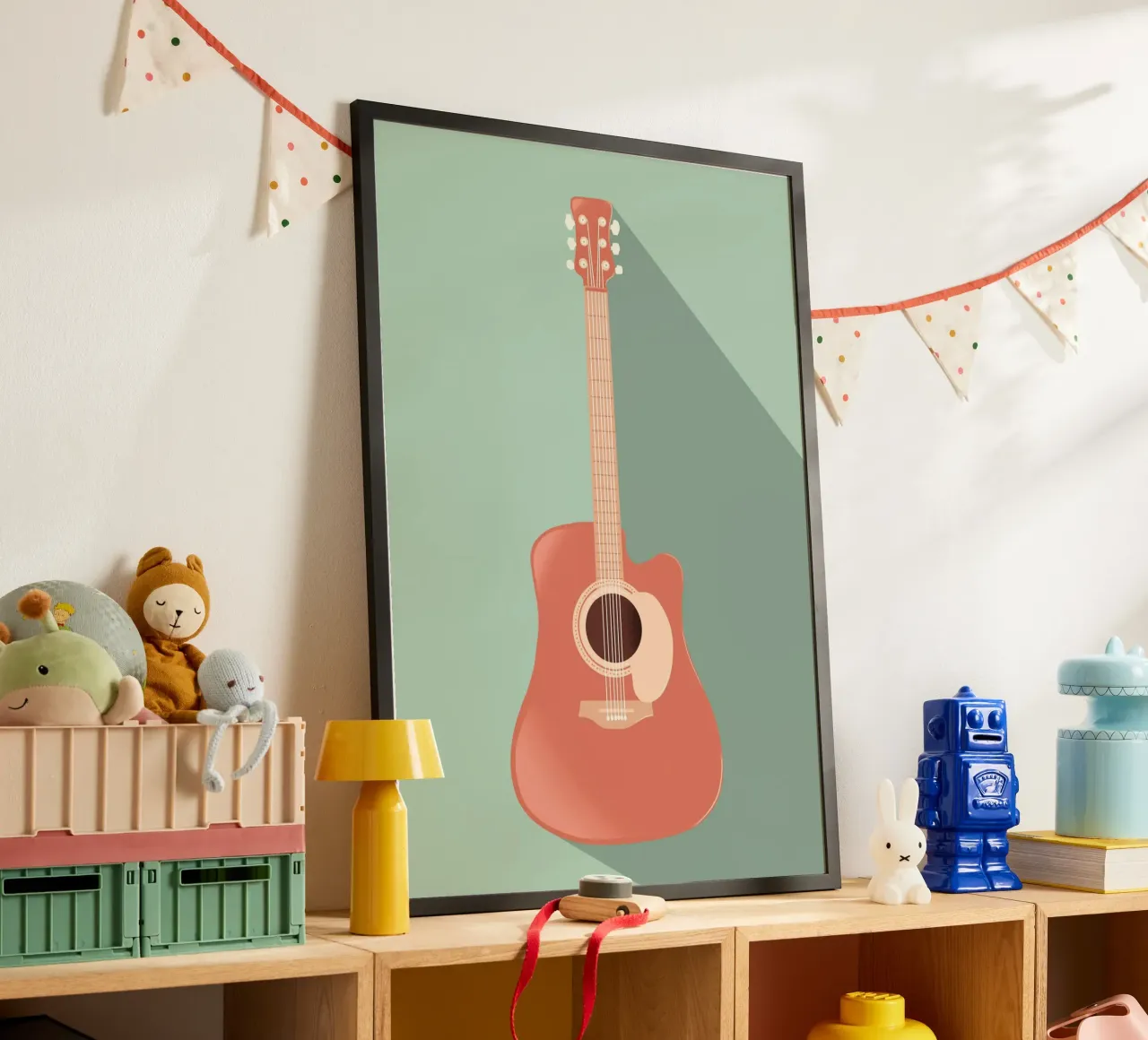 guitar shadow poster da scoten