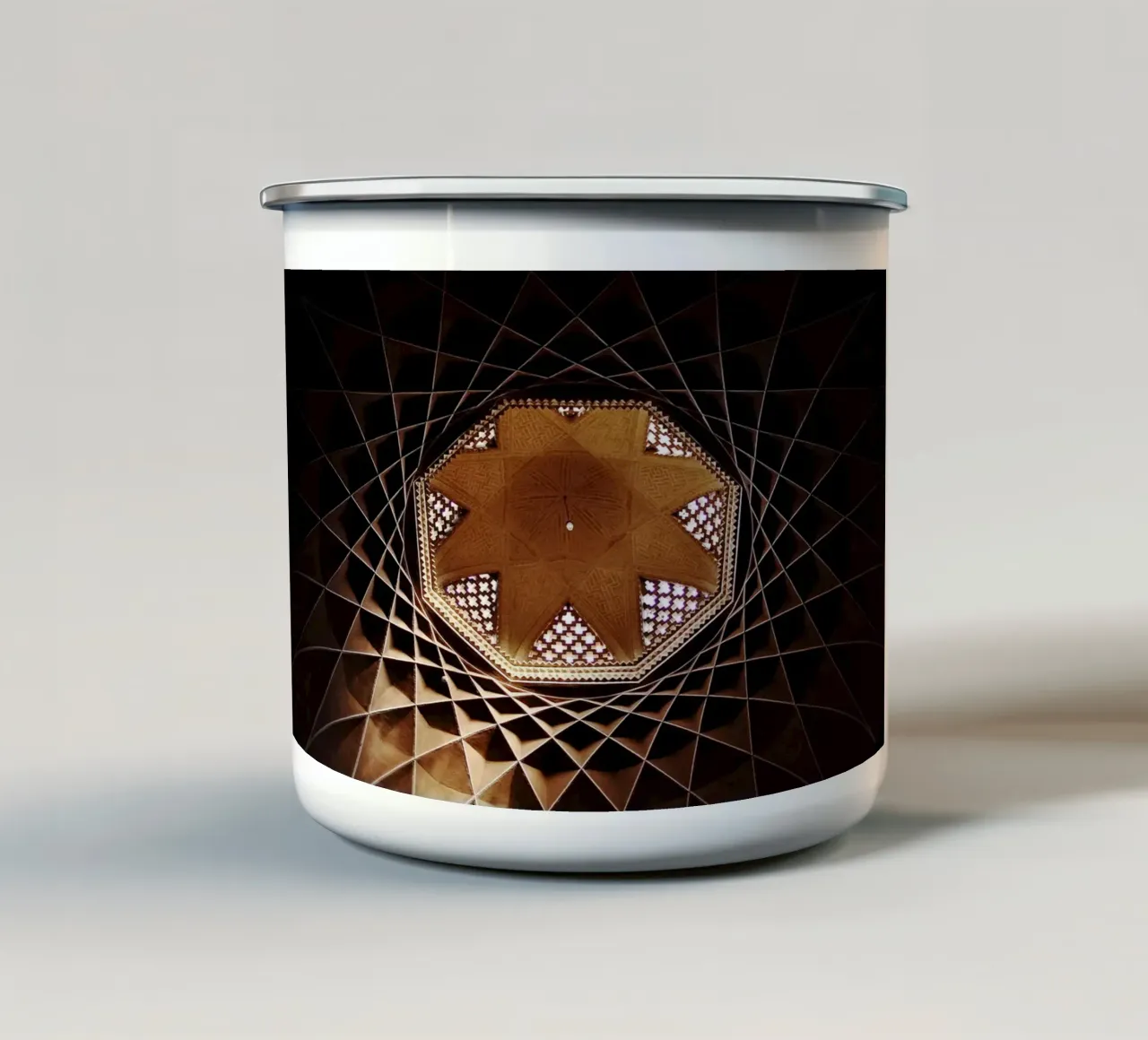 Adunata in Moschea a Esfahan (Iran) tazza in smalto da atmospheric pictures