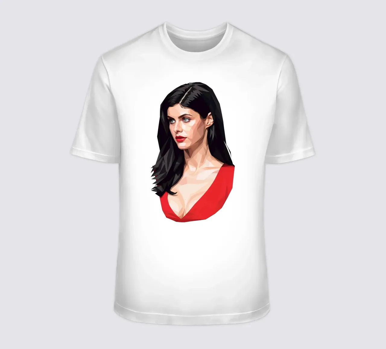 Alexandra Daddario Lowpoly t-shirt da Low Profile
