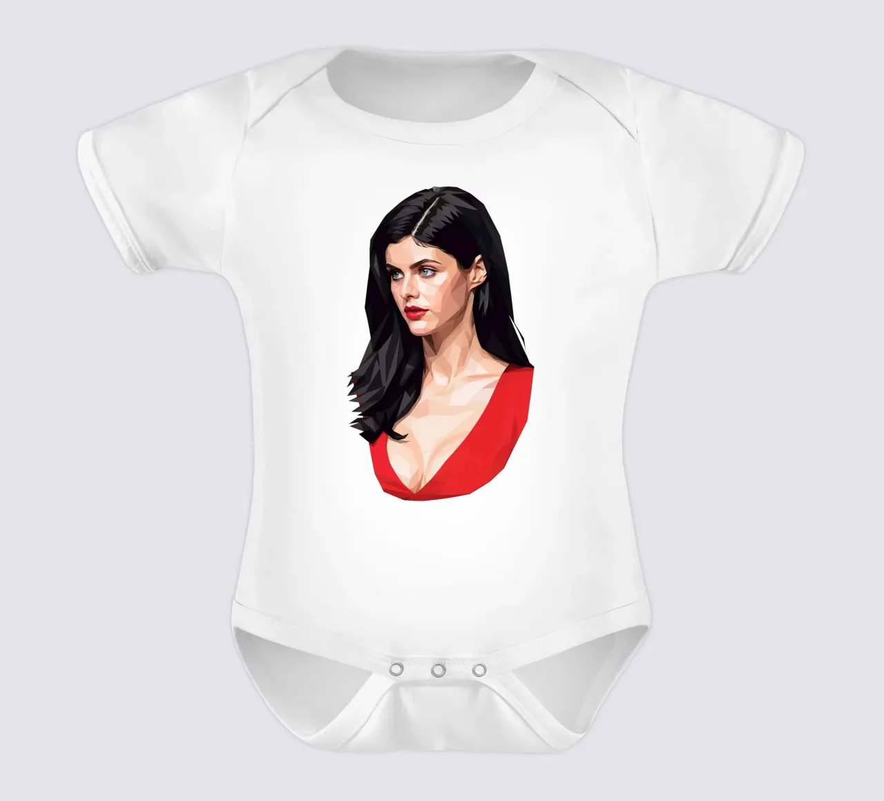 Alexandra Daddario Lowpoly body neonato maniche corte da Low Profile