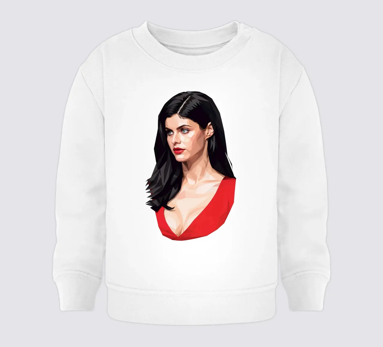 Alexandra Daddario Lowpoly felpa neonato da Low Profile