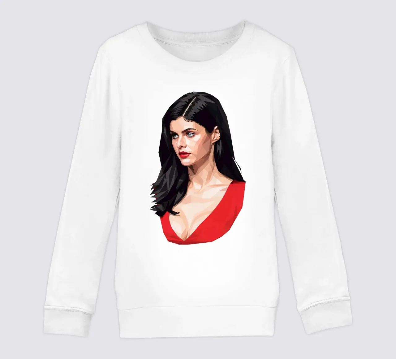 Alexandra Daddario Lowpoly felpa bambino da Low Profile