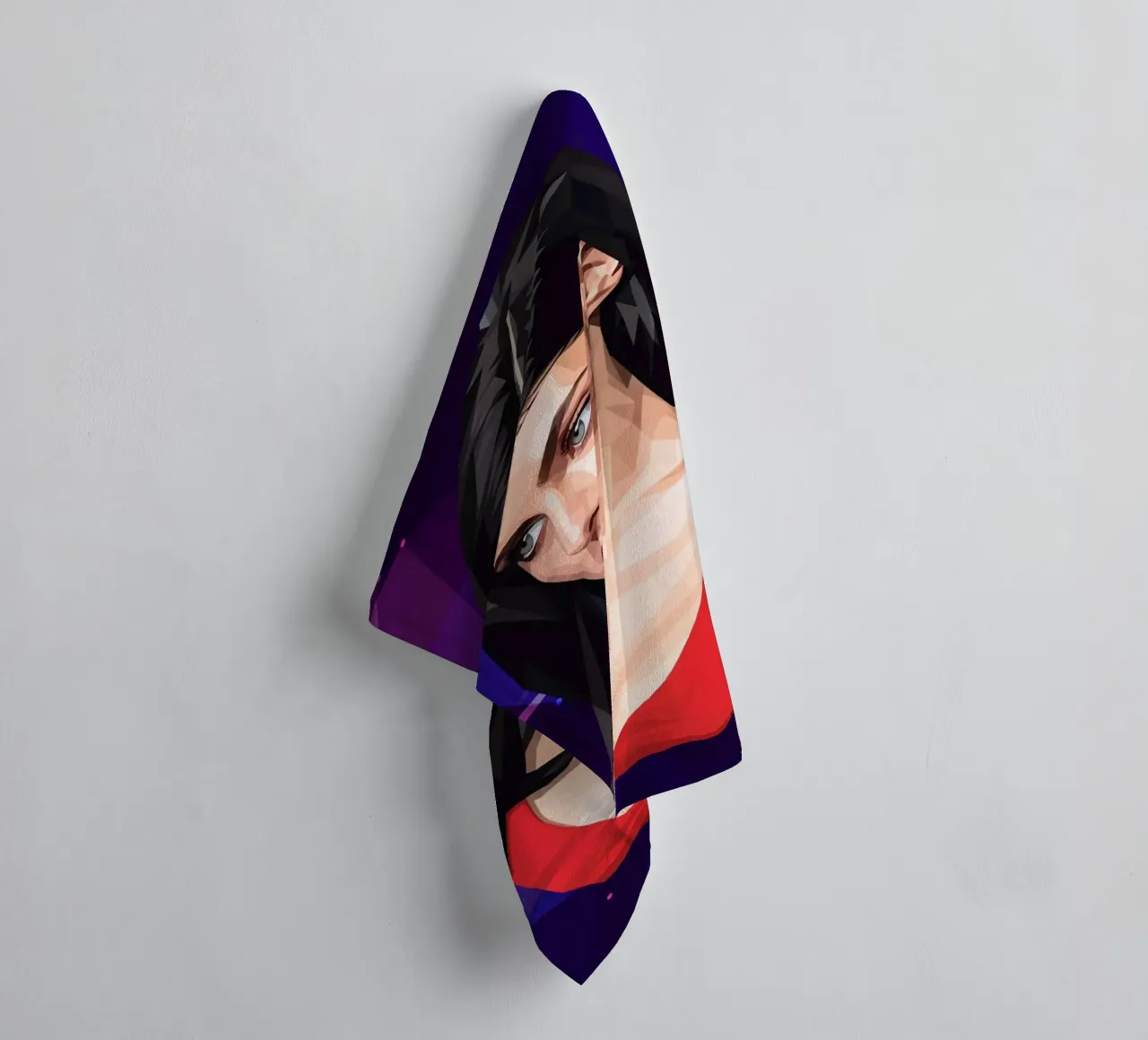 Alexandra Daddario Lowpoly asciugamano da bagno da Low Profile