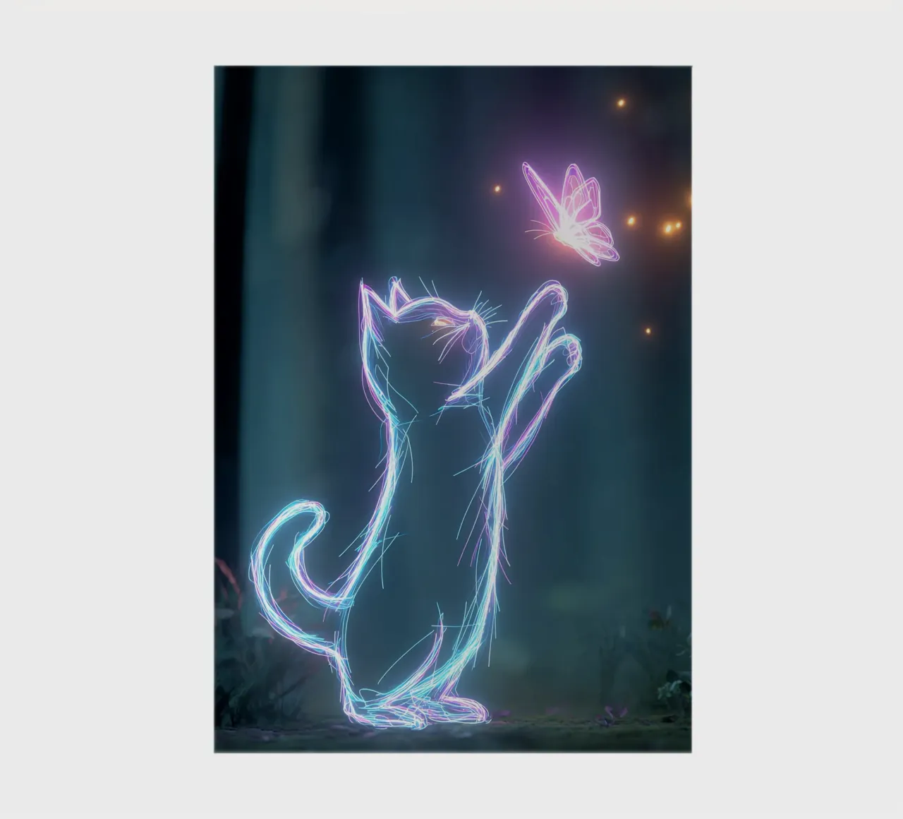 light cat and butterfly diario da scoten
