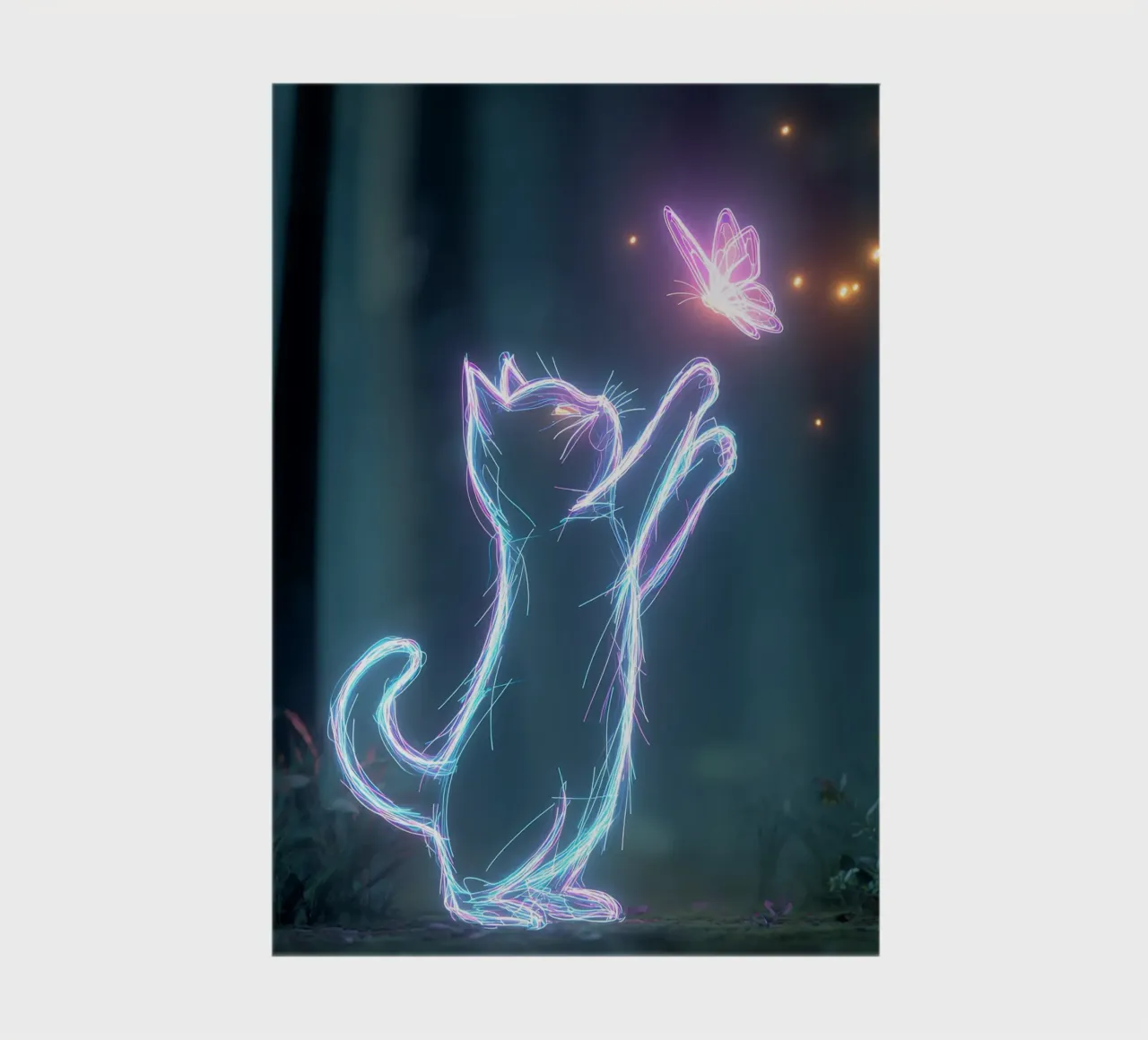 light cat and butterfly diario da scoten