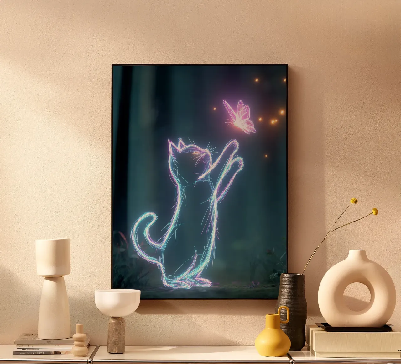 light cat and butterfly metacrilato de scoten