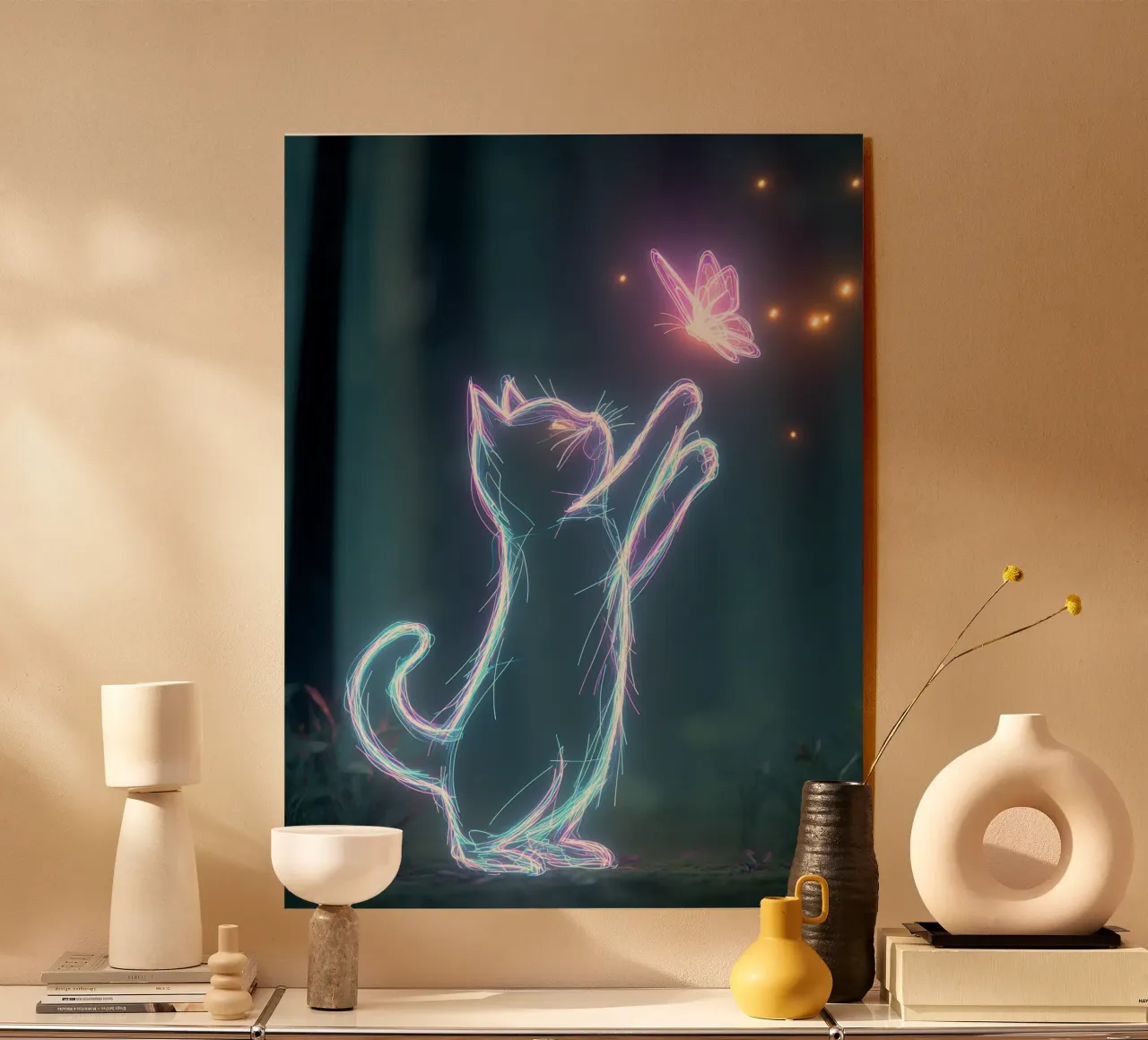 light cat and butterfly metacrilato de scoten