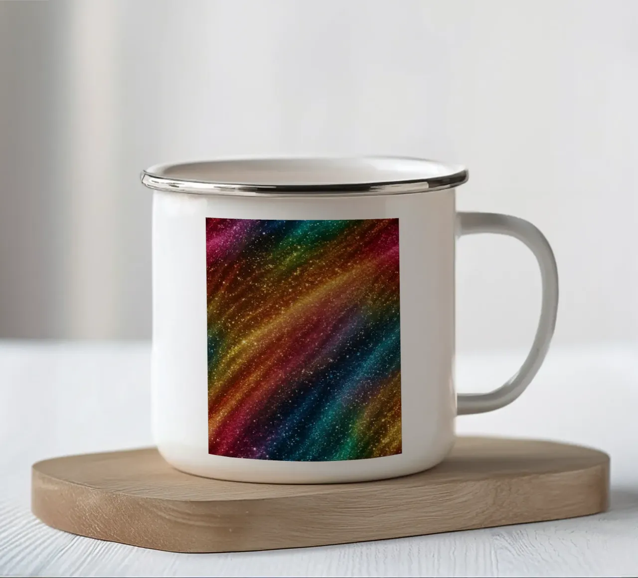 light color line tazza in smalto da scoten