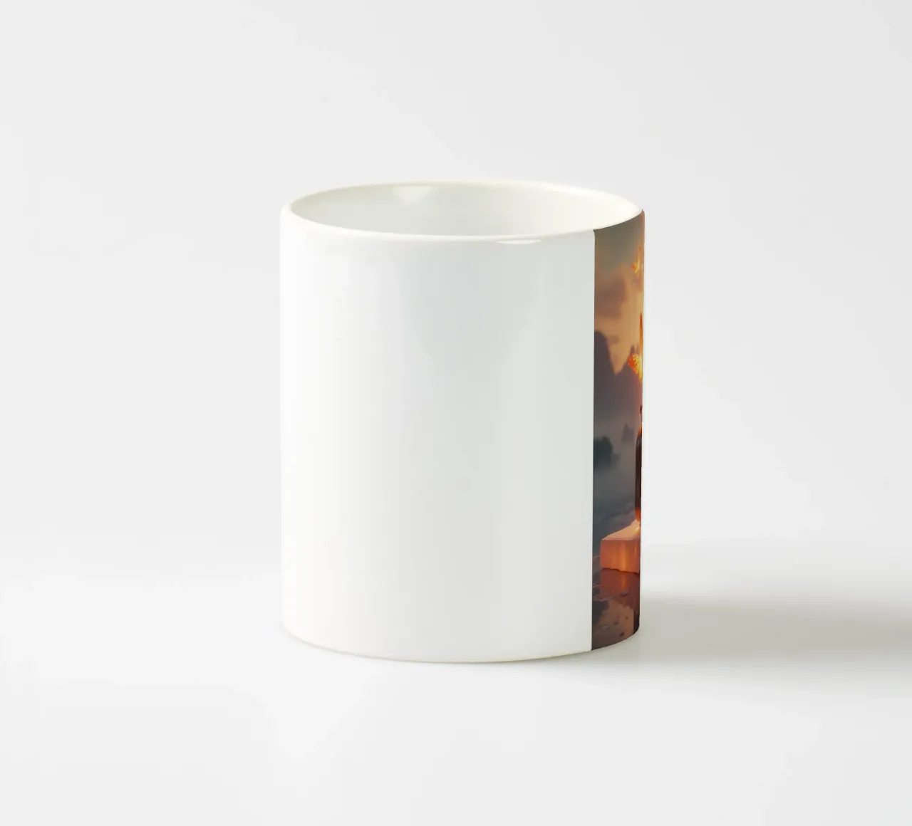 flying radio butterfly tazza in ceramica da scoten