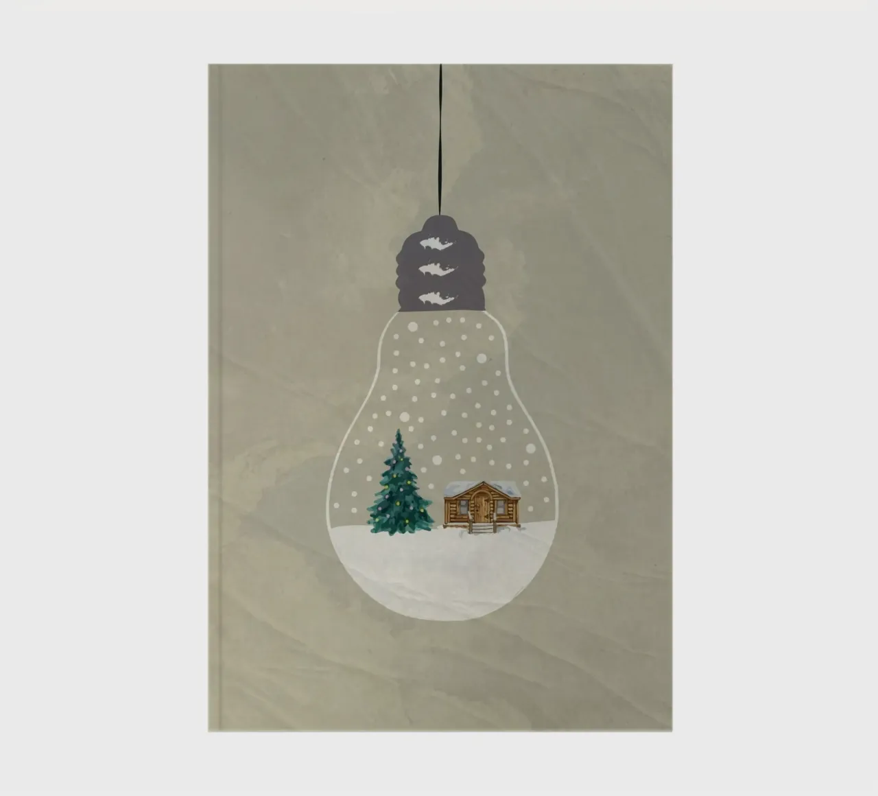 light snow home notebook by scoten