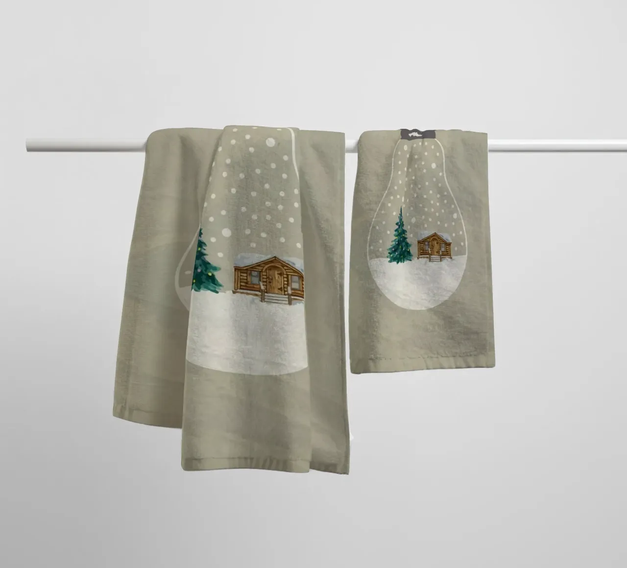 light snow home asciugamano da bagno da scoten