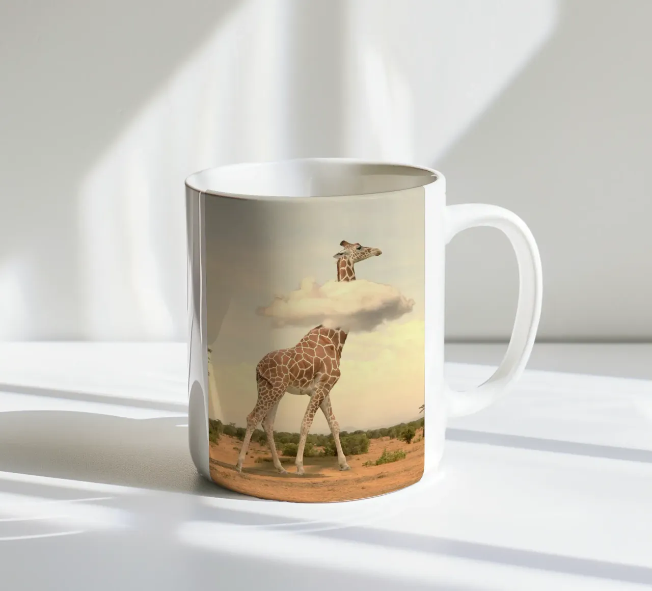 giraffe cloud tazza in ceramica da scoten