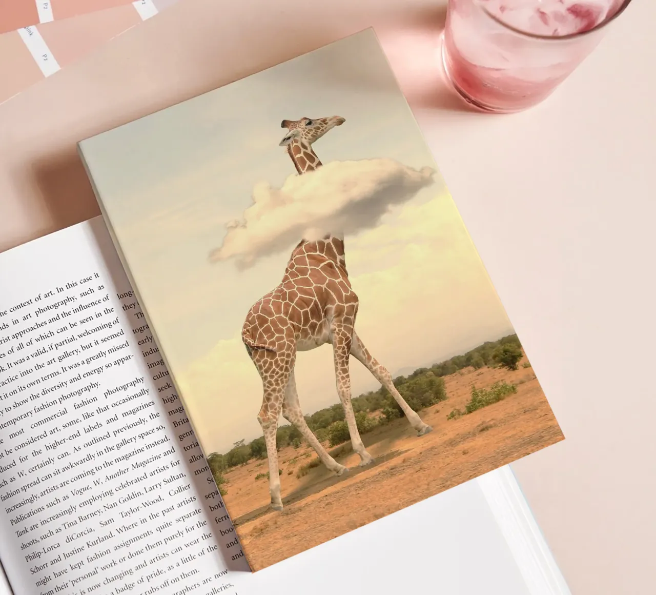 giraffe cloud notebook by scoten