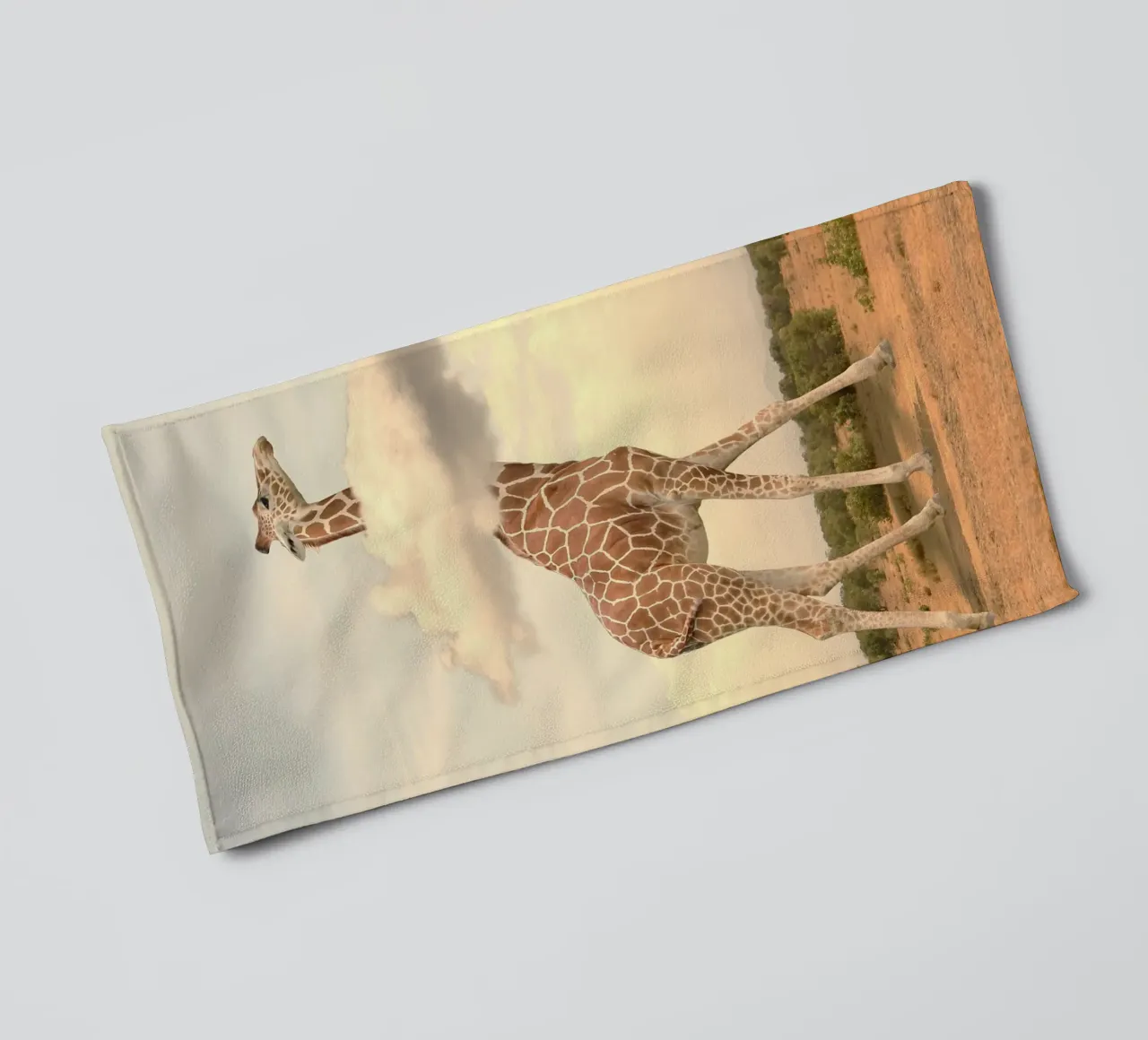 giraffe cloud asciugamano da bagno da scoten