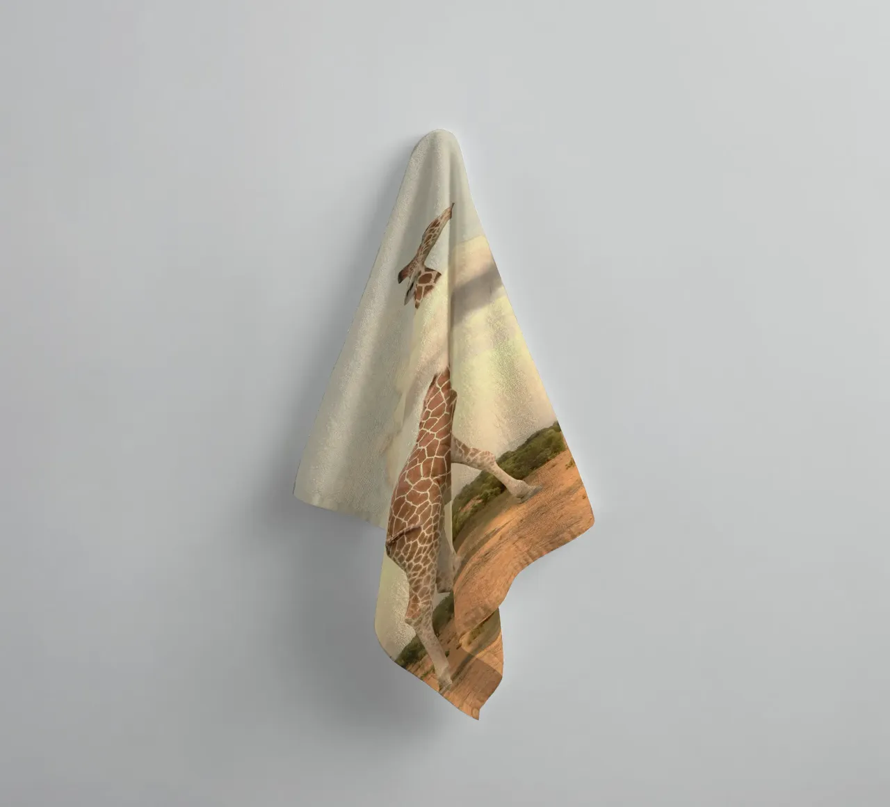giraffe cloud asciugamano da bagno da scoten