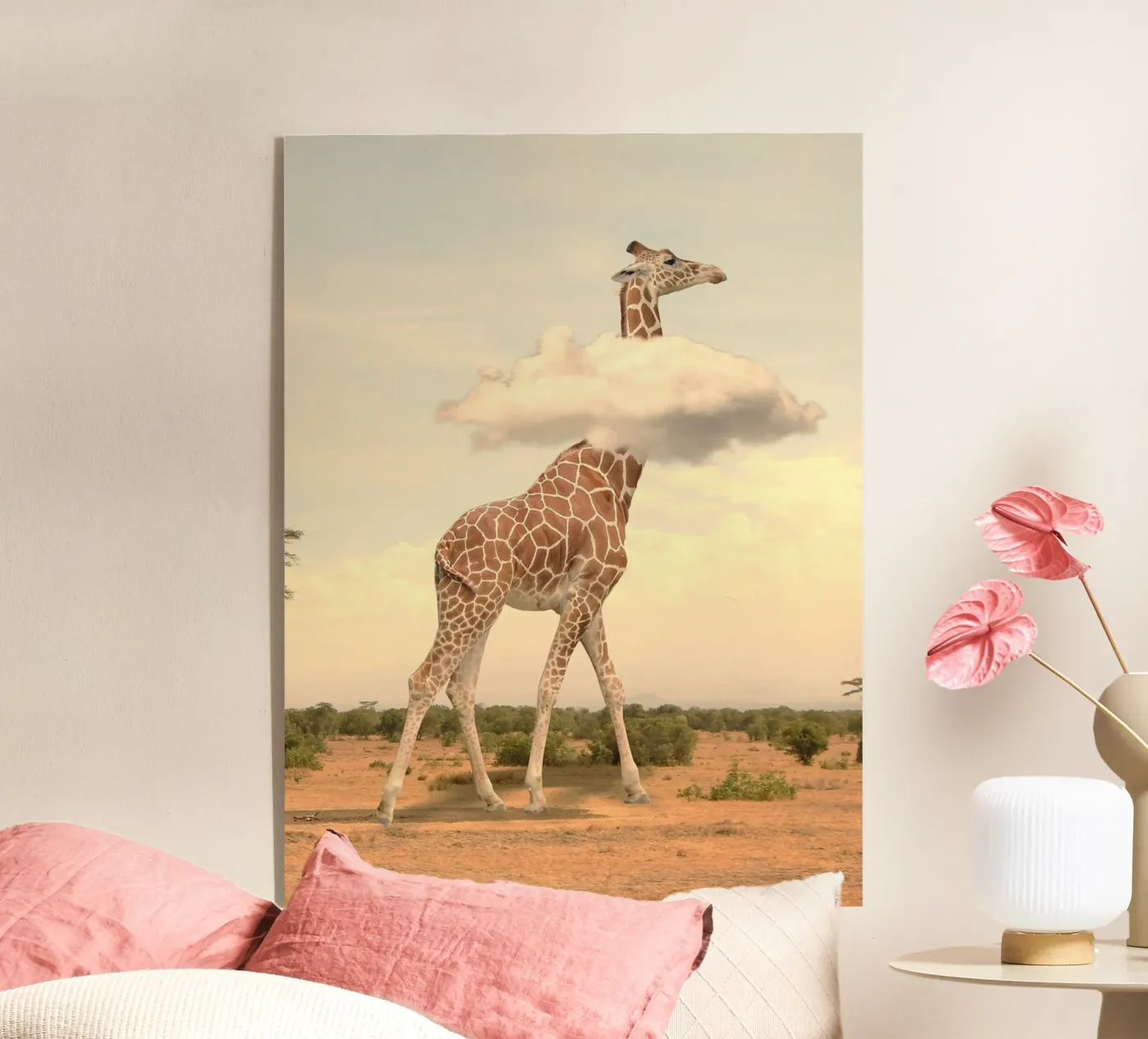 giraffe cloud plexiglas de scoten