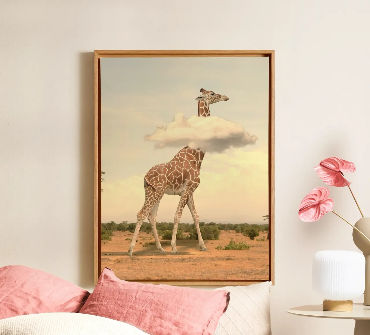 giraffe cloud tela da scoten