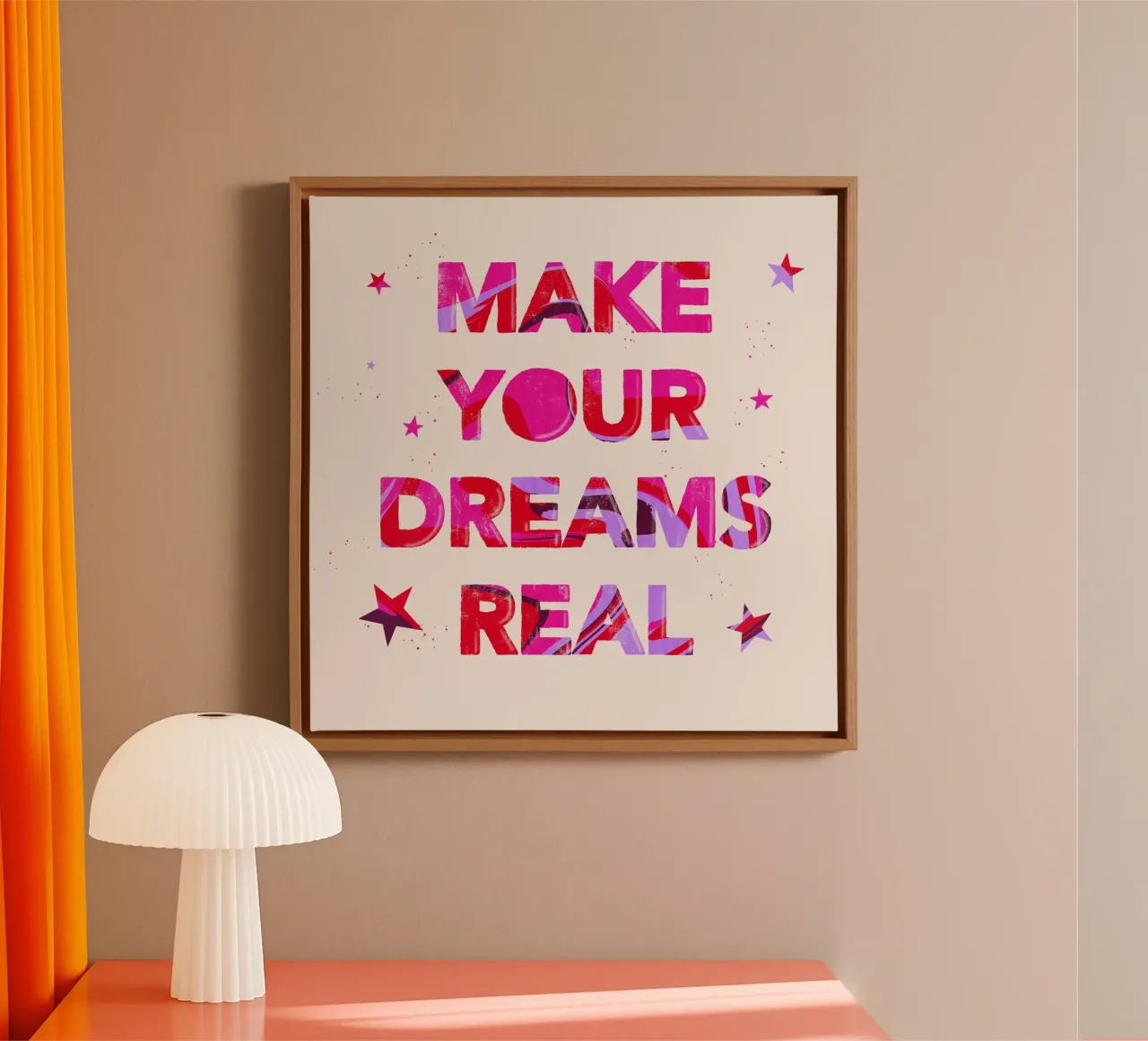 Realizzare i propri sogni tela da nicigabrieldesigns