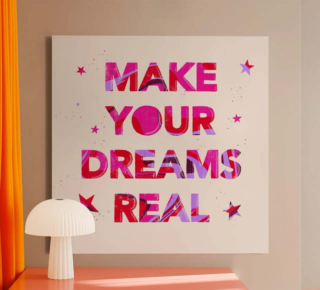 Realizzare i propri sogni tela da nicigabrieldesigns