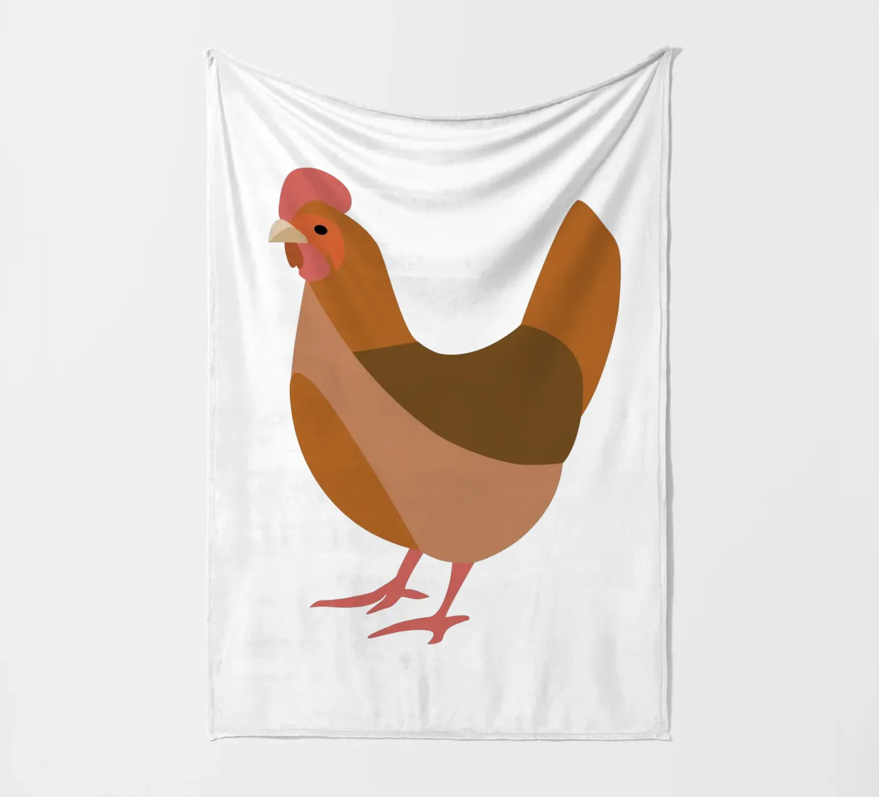 chicken coperta in pile da XOXO Arte