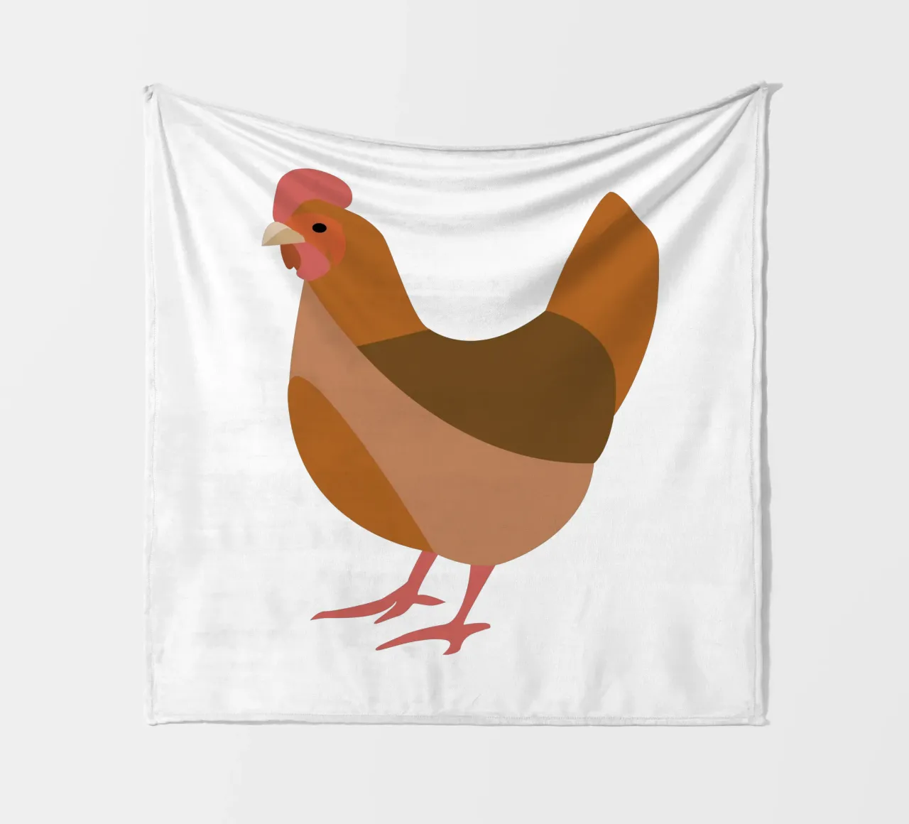 chicken coperta in pile da XOXO Arte