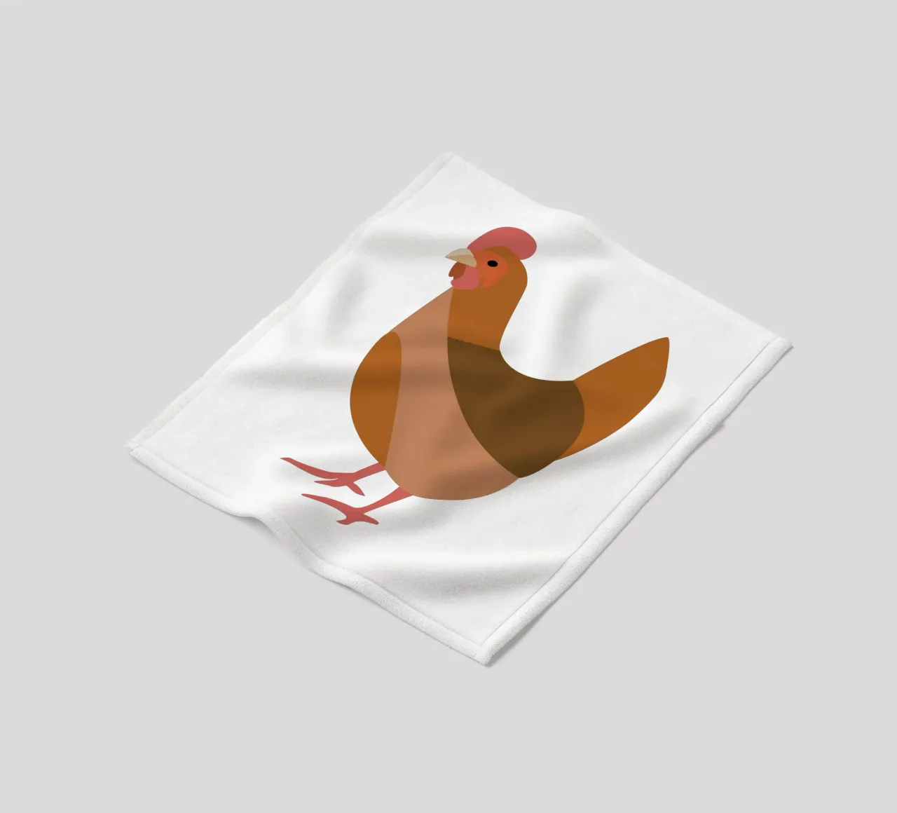 chicken coperta in pile da XOXO Arte