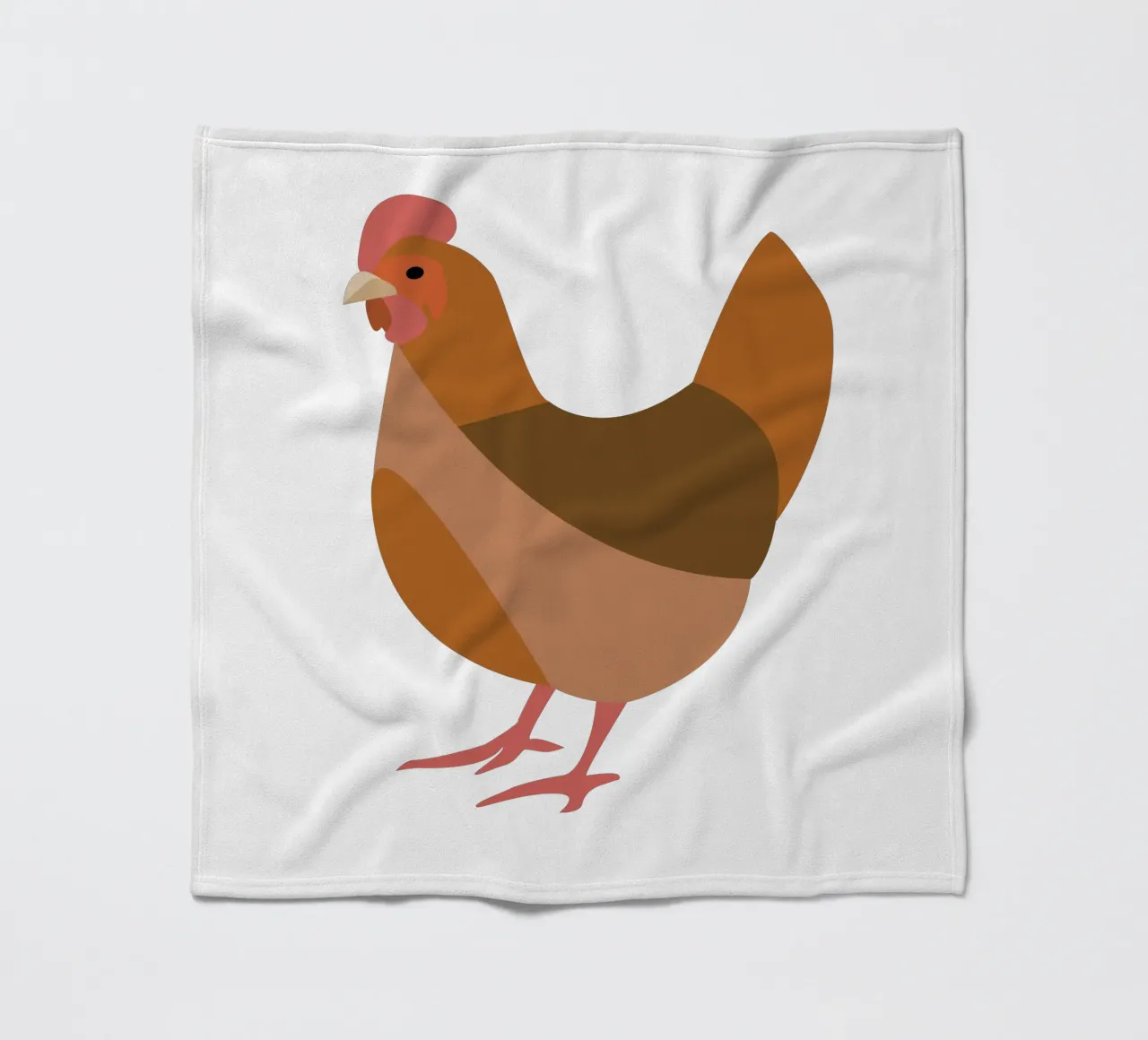 chicken coperta in pile da XOXO Arte