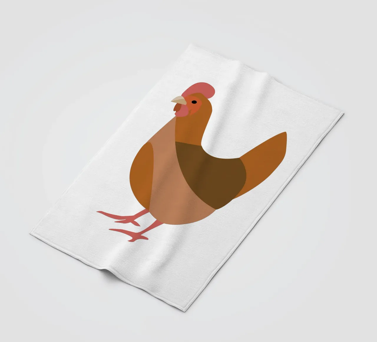 chicken coperta in pile da XOXO Arte