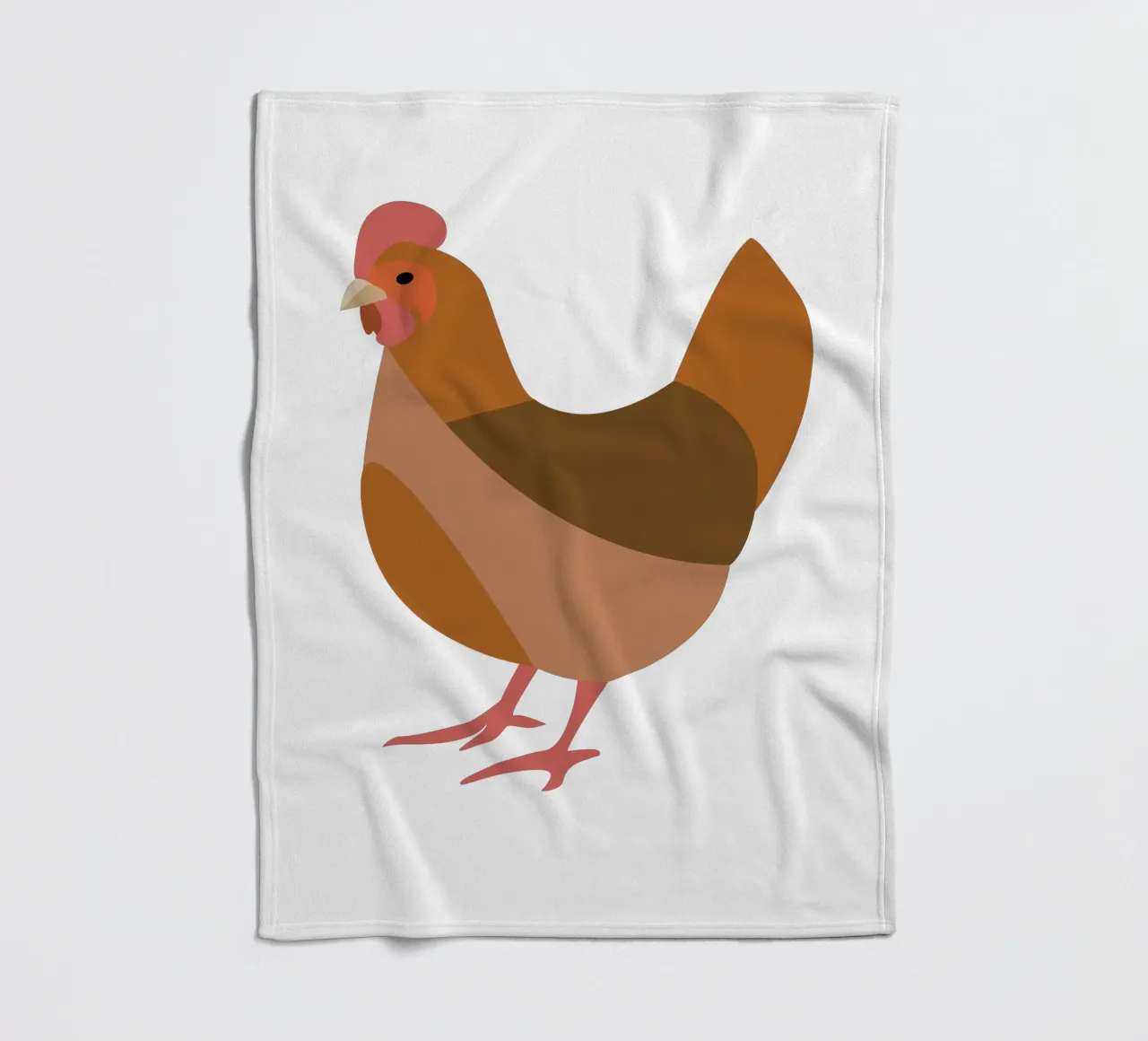 chicken coperta in pile da XOXO Arte