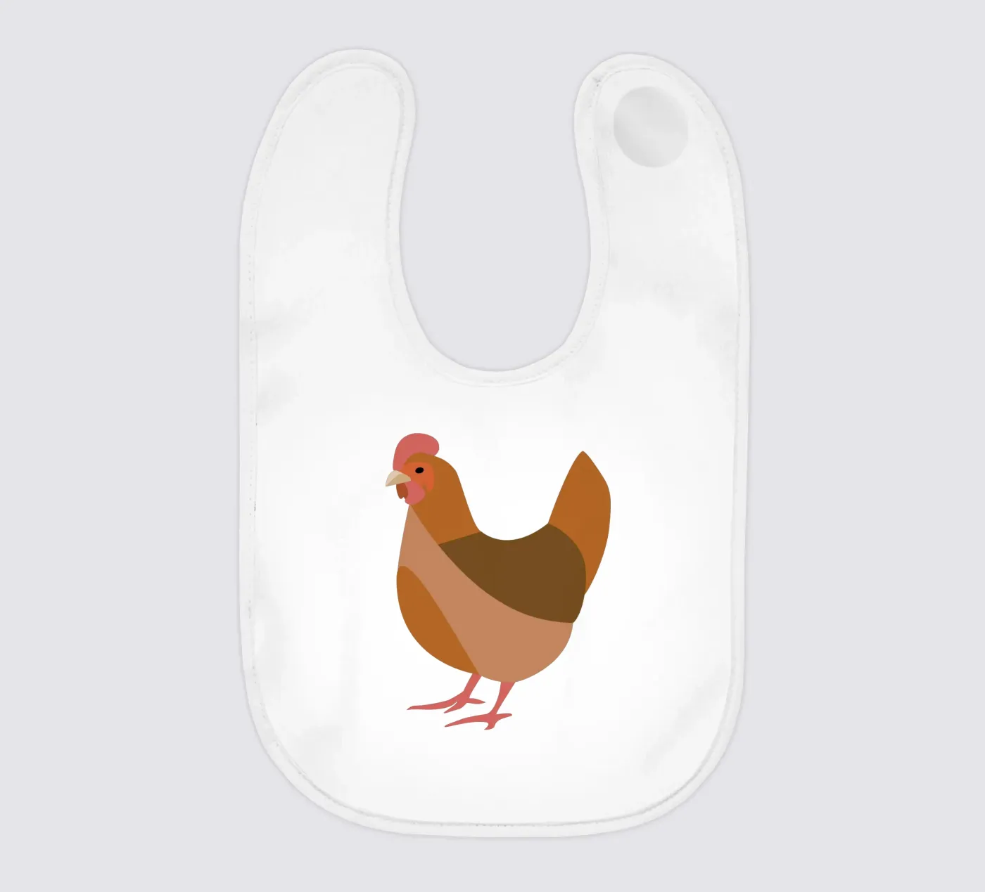 chicken baby slabbetje van XOXO Arte
