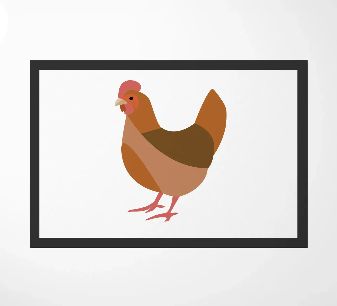 chicken doormat by XOXO Arte