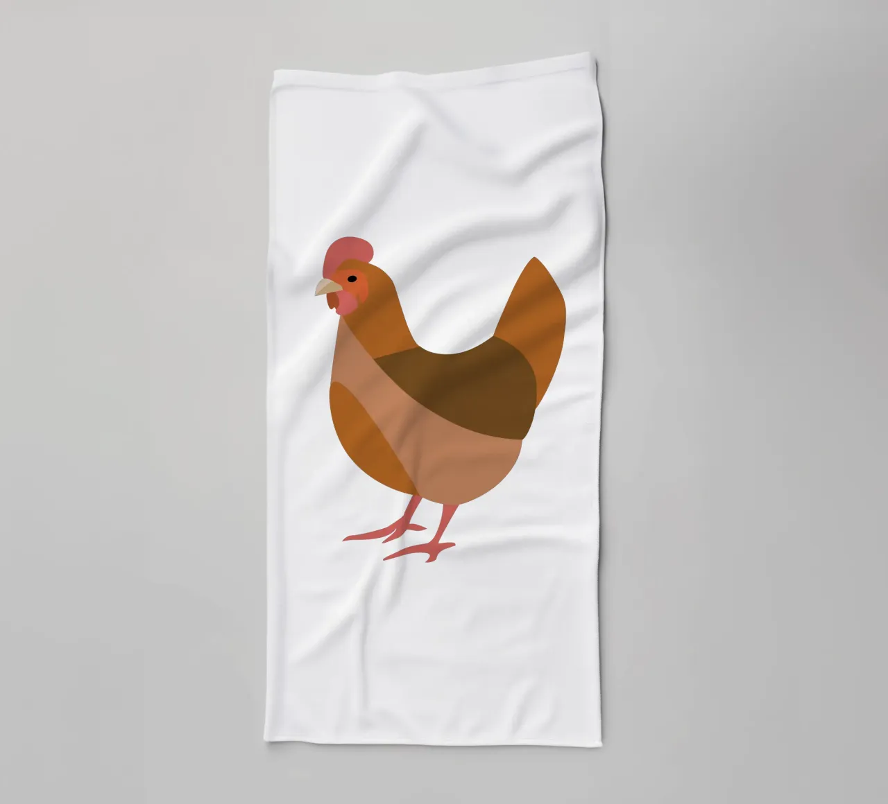 chicken asciugamano da bagno da XOXO Arte