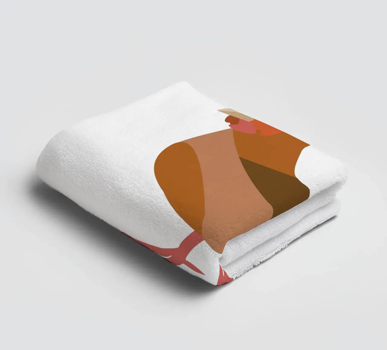 chicken asciugamano da bagno da XOXO Arte