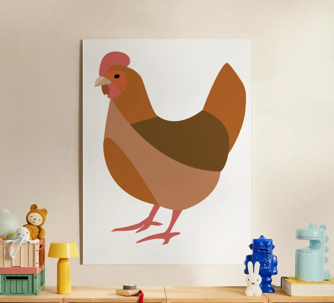 chicken plexiglas de XOXO Arte