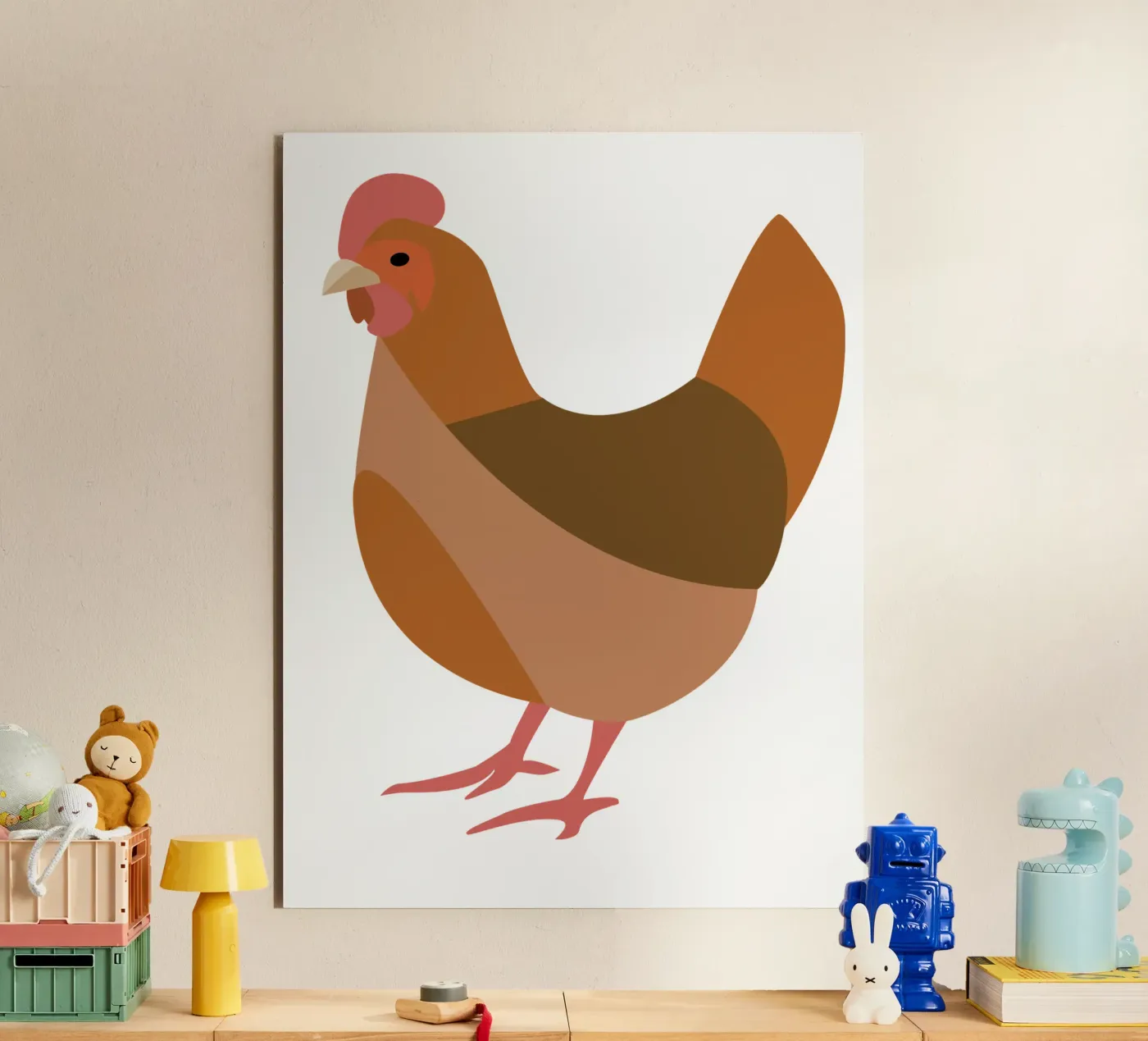 chicken alluminio dibond da XOXO Arte