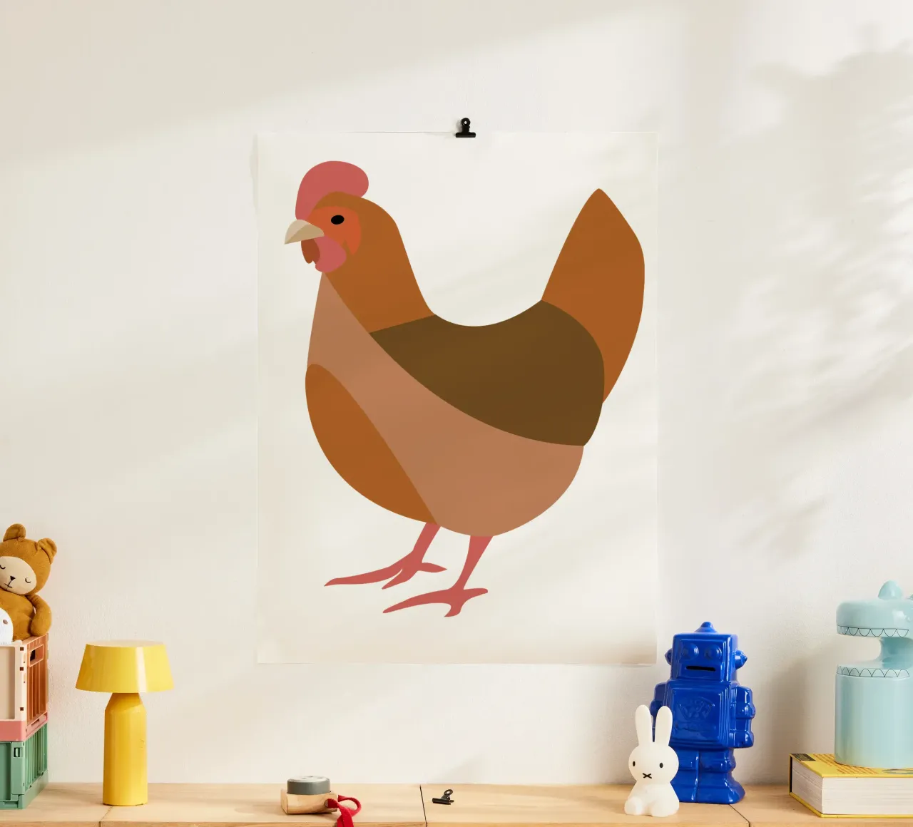 chicken carta hahnemühle da XOXO Arte
