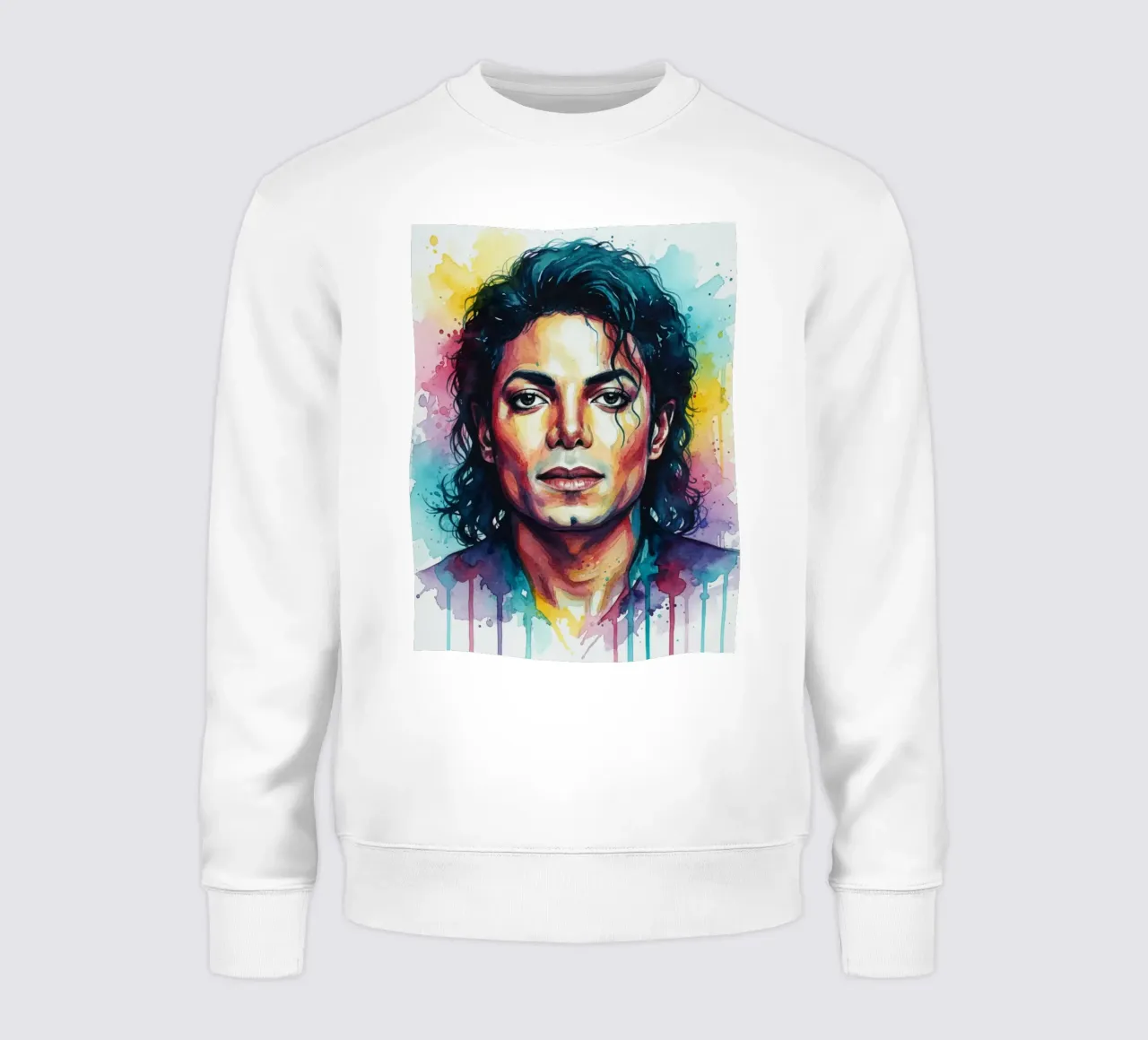Michael Jackson arte colorata felpa da Kalis