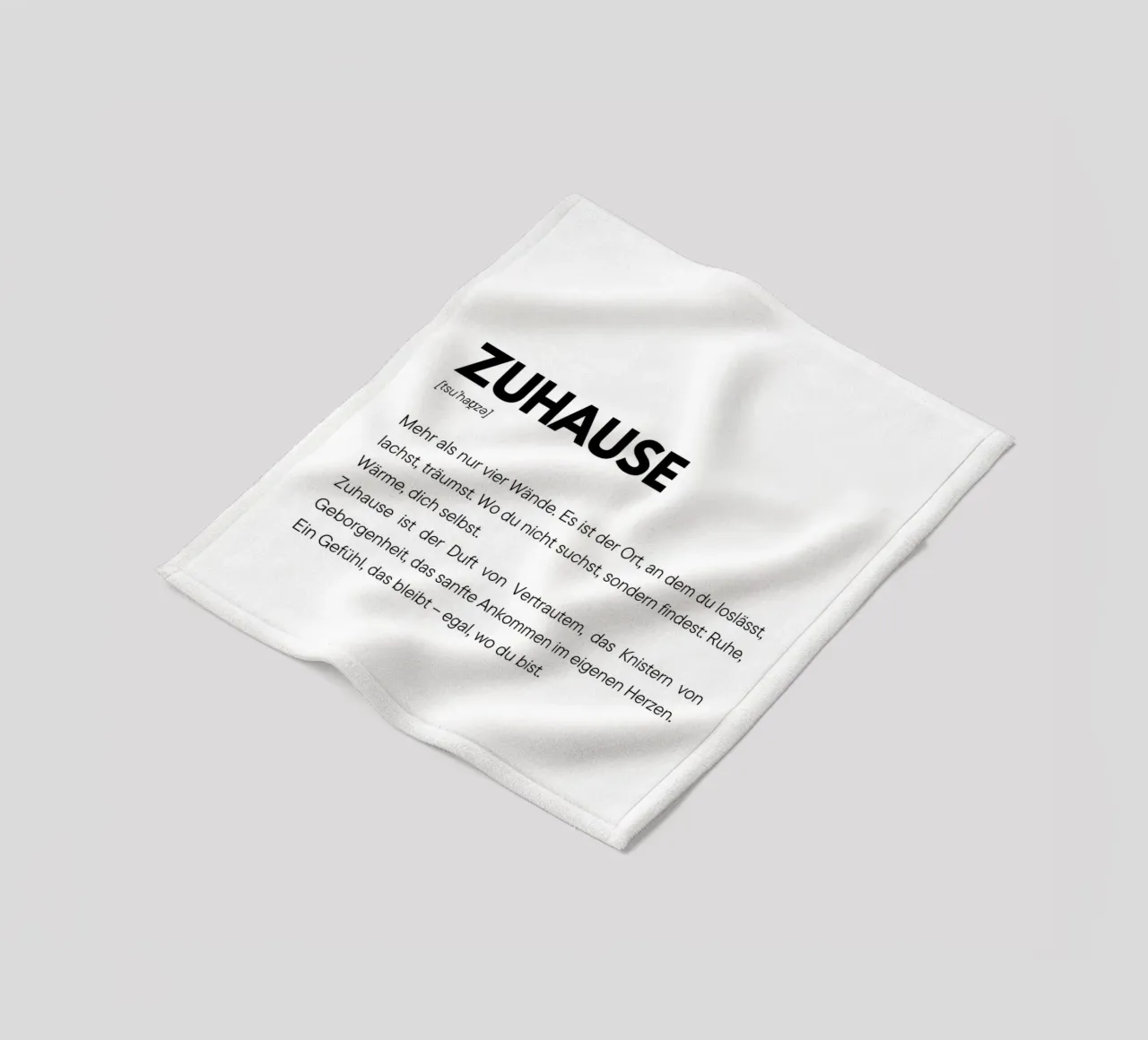 Definition Zuhause coperta in pile da DigiWunderwerk