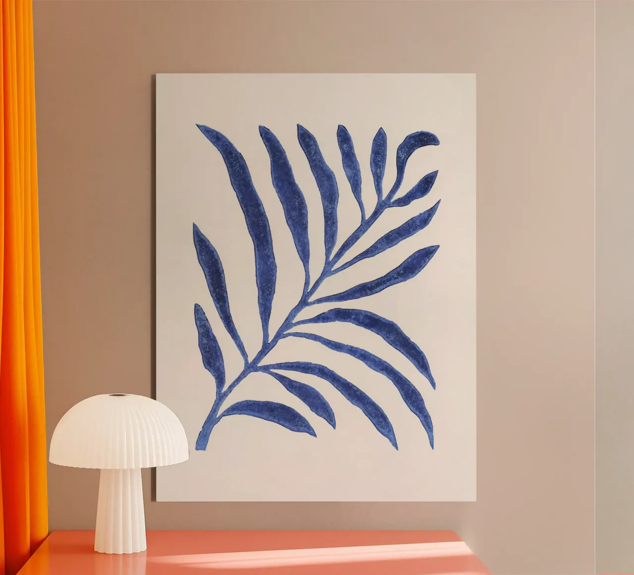 Alisa Galitsyna - Linocut Branch alluminio dibond da The Artcircle