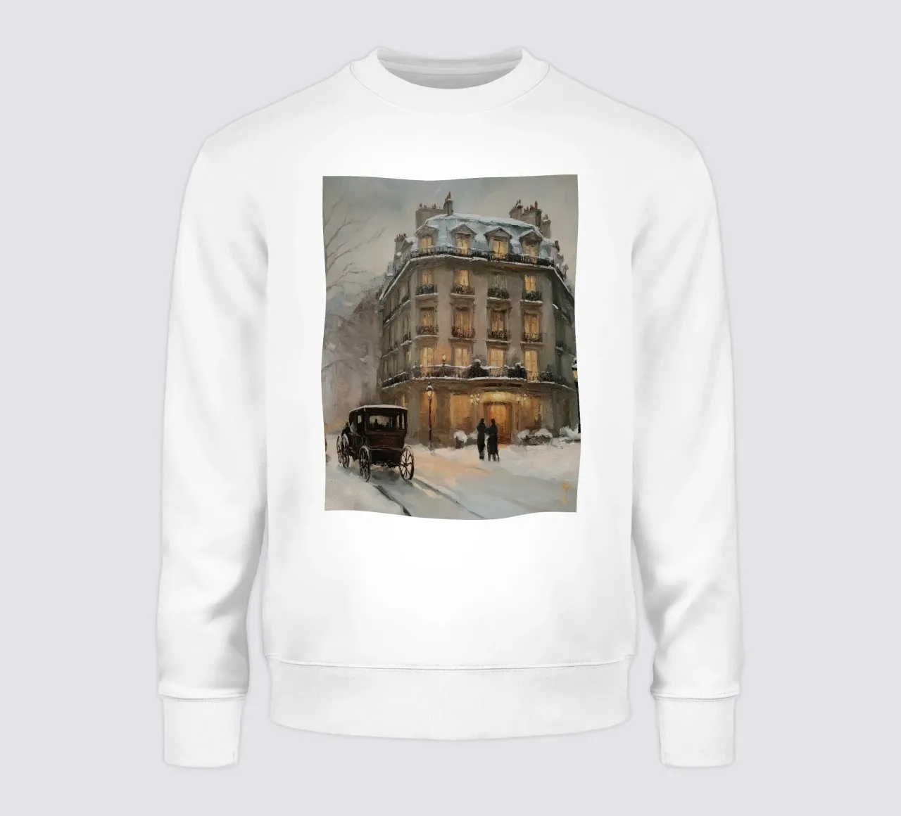 Tarde de invierno en la ciudad sudadera de Cozy Vibes