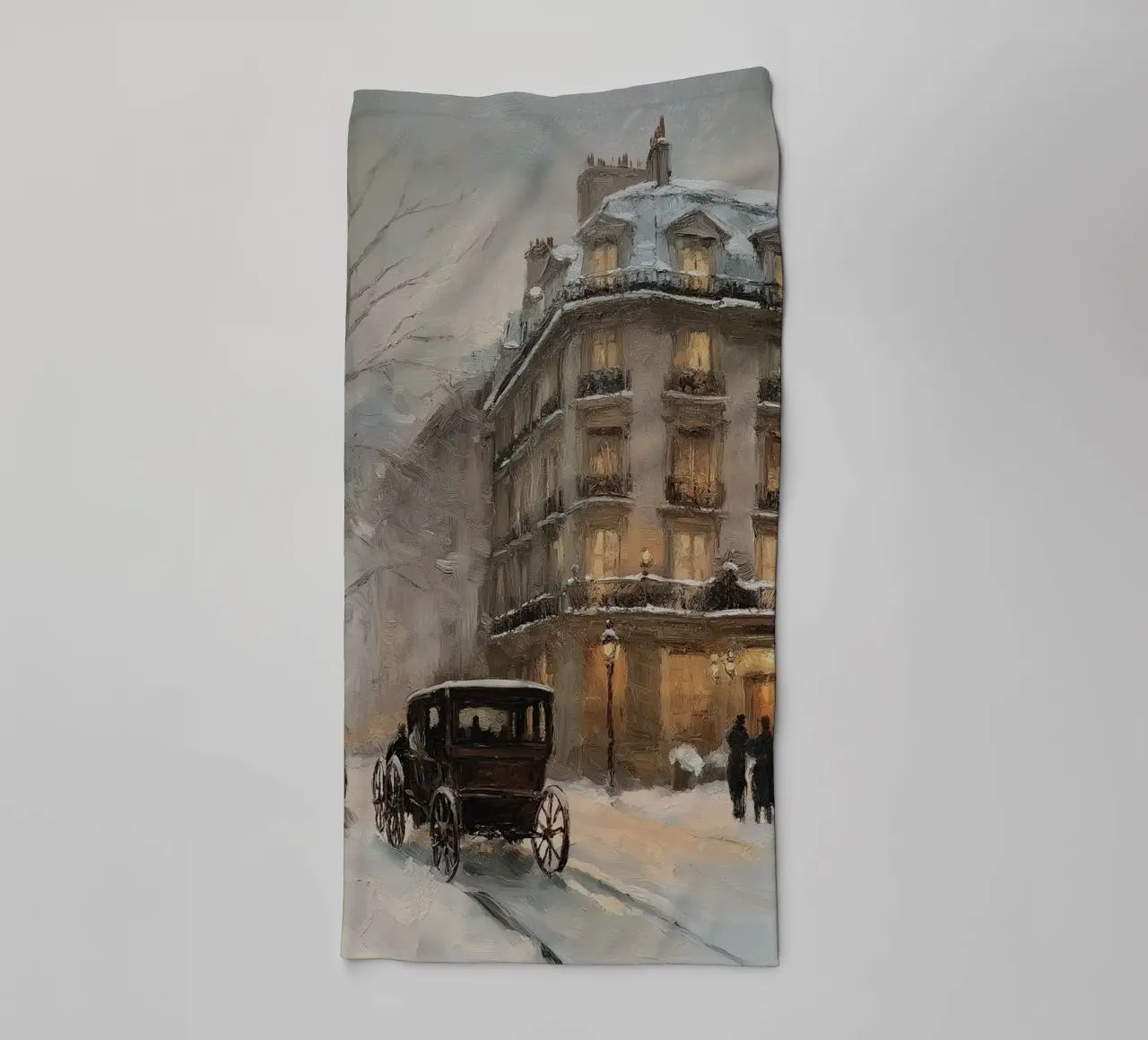 Serata invernale in città asciugamano da bagno da Cozy Vibes
