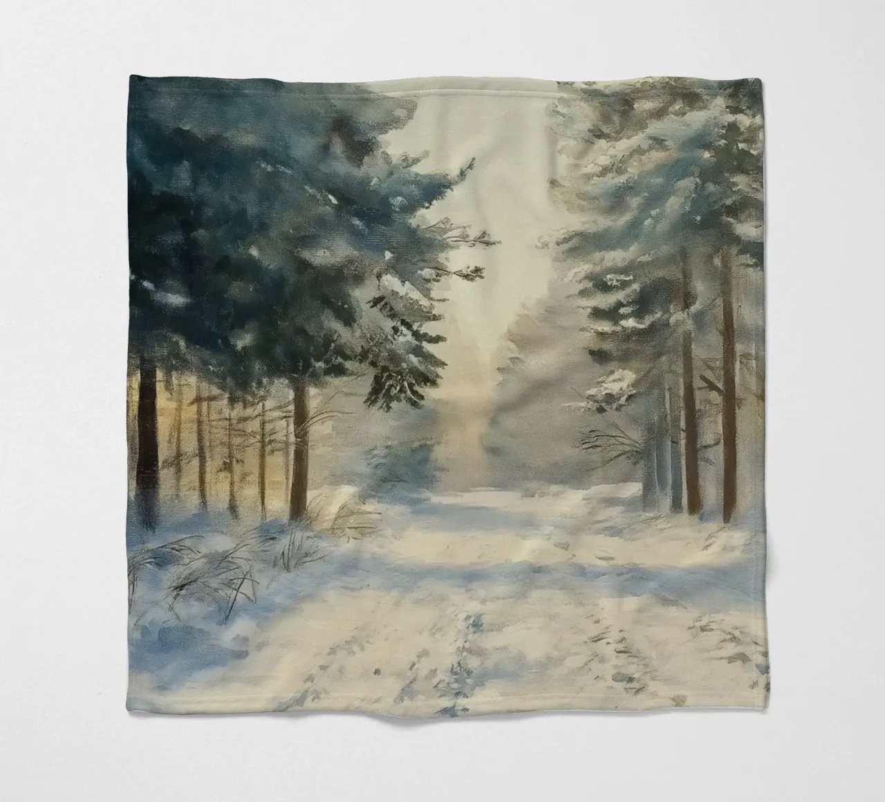 Mattina d'inverno in una foresta tranquilla - luce del sole coperta in pile da Cozy Vibes