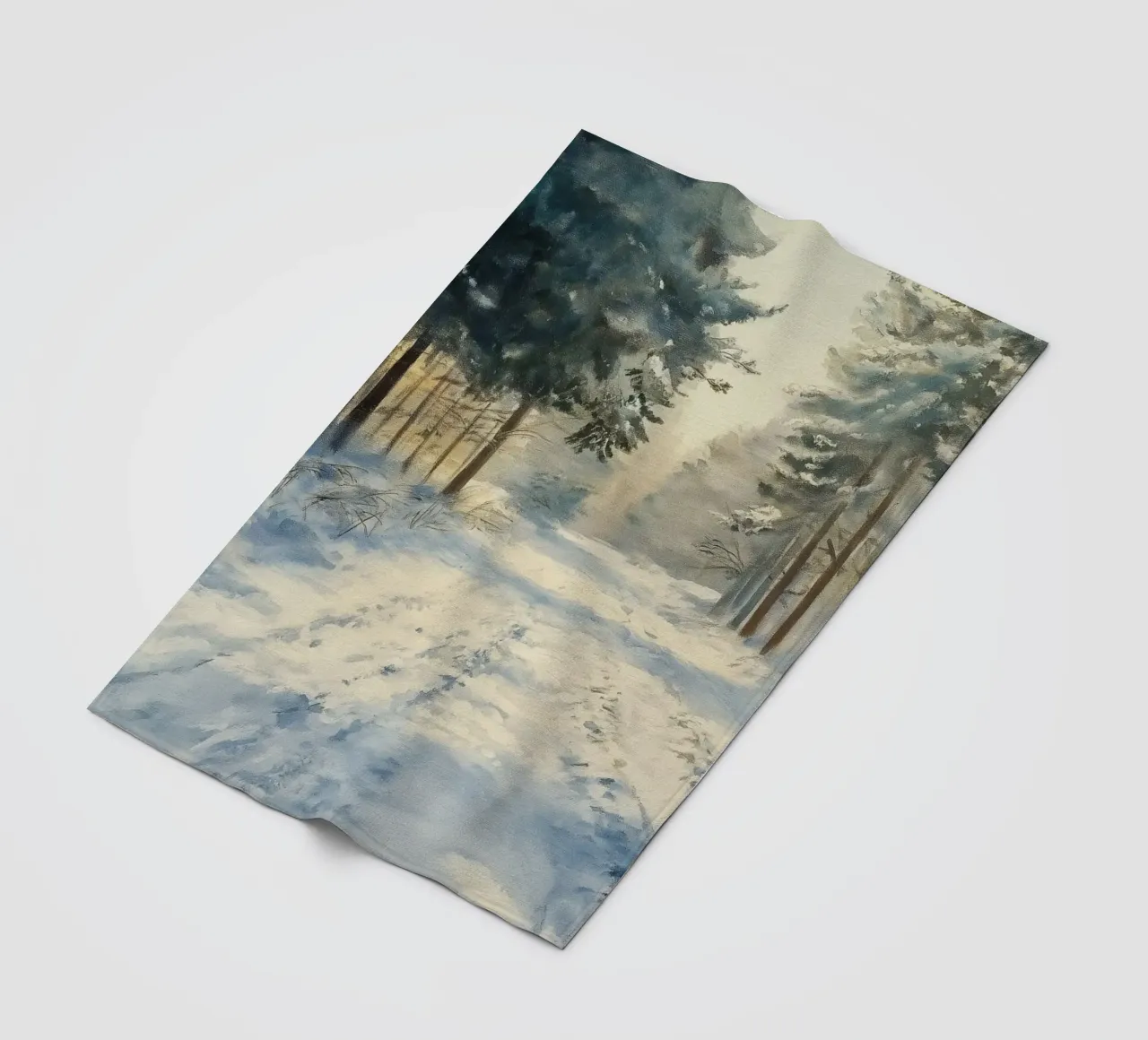 Mattina d'inverno in una foresta tranquilla - luce del sole coperta in pile da Cozy Vibes